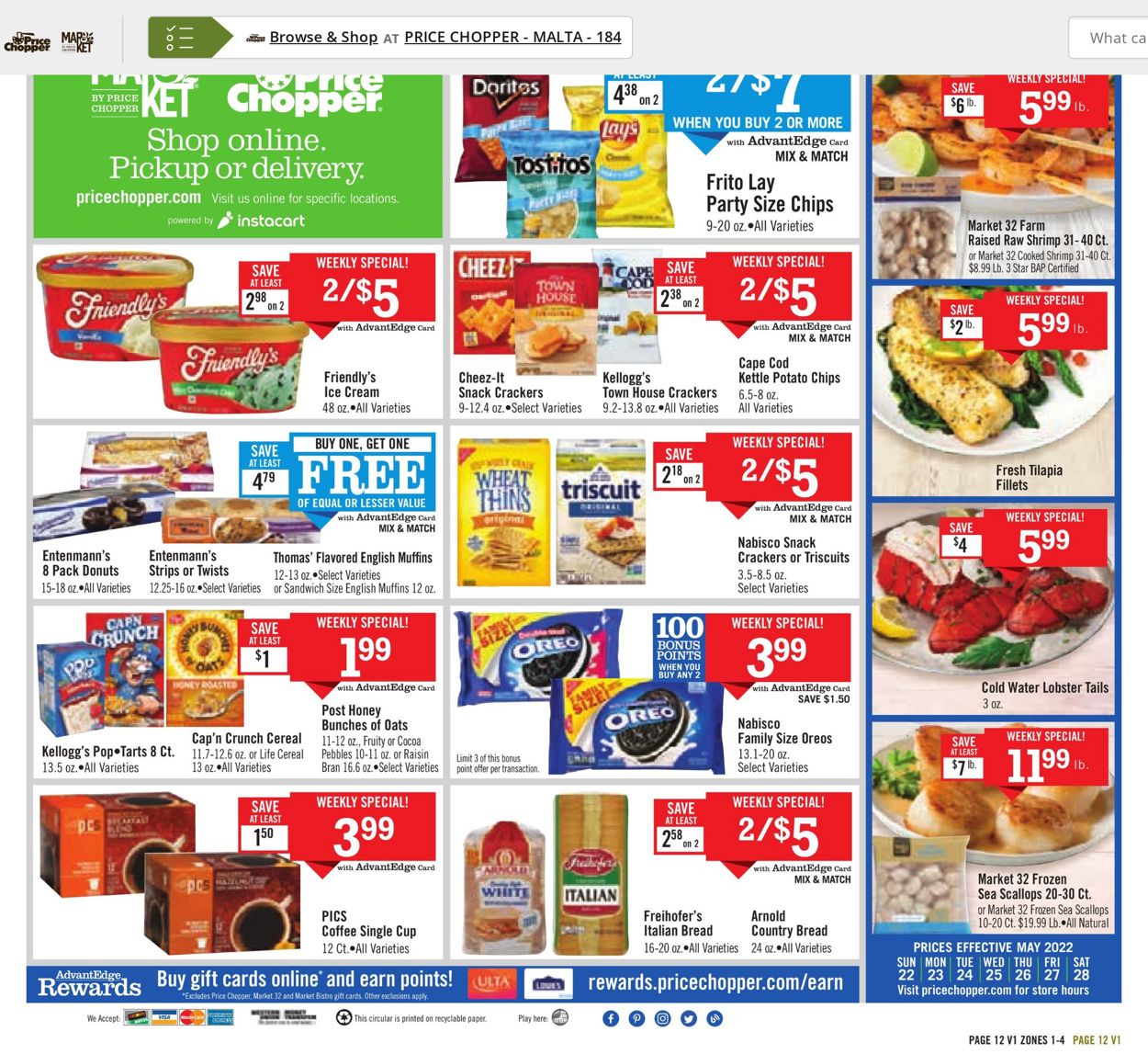 Catalogue Price Chopper from 05/22/2022