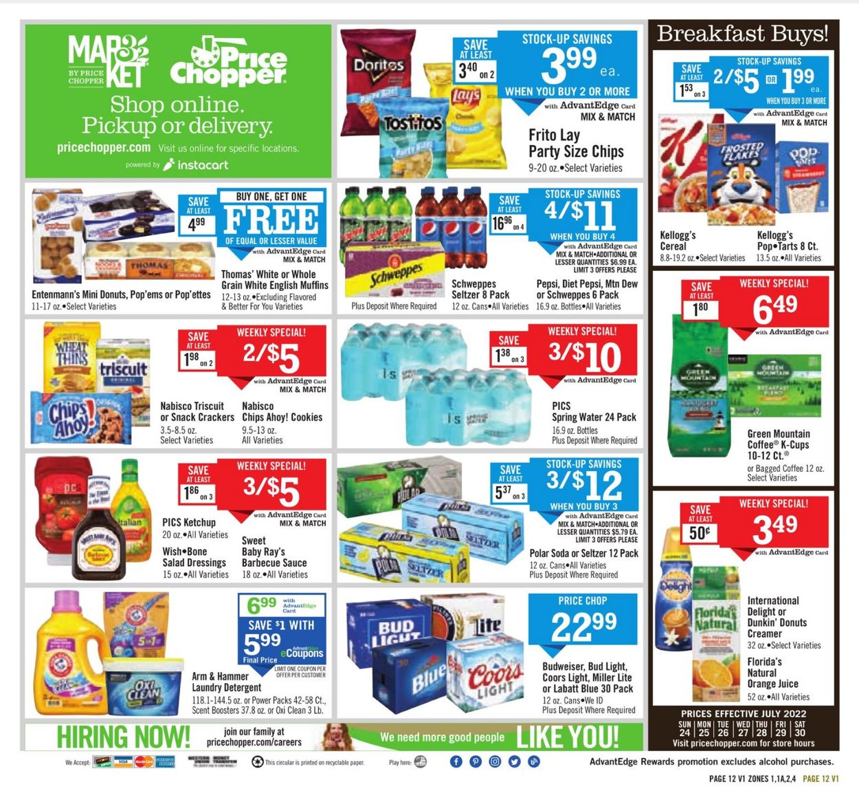 Catalogue Price Chopper from 07/24/2022