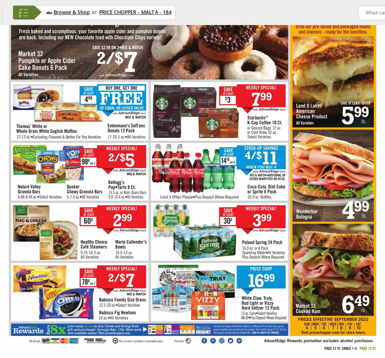 Catalogue Price Chopper from 09/04/2022