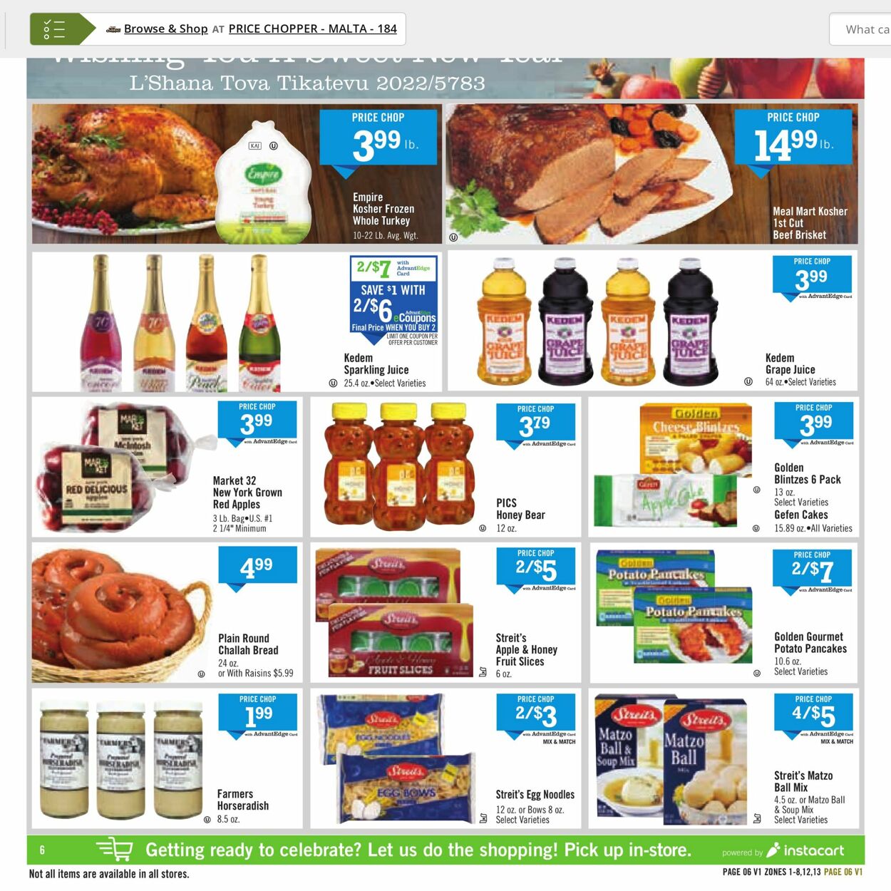 Catalogue Price Chopper from 09/18/2022