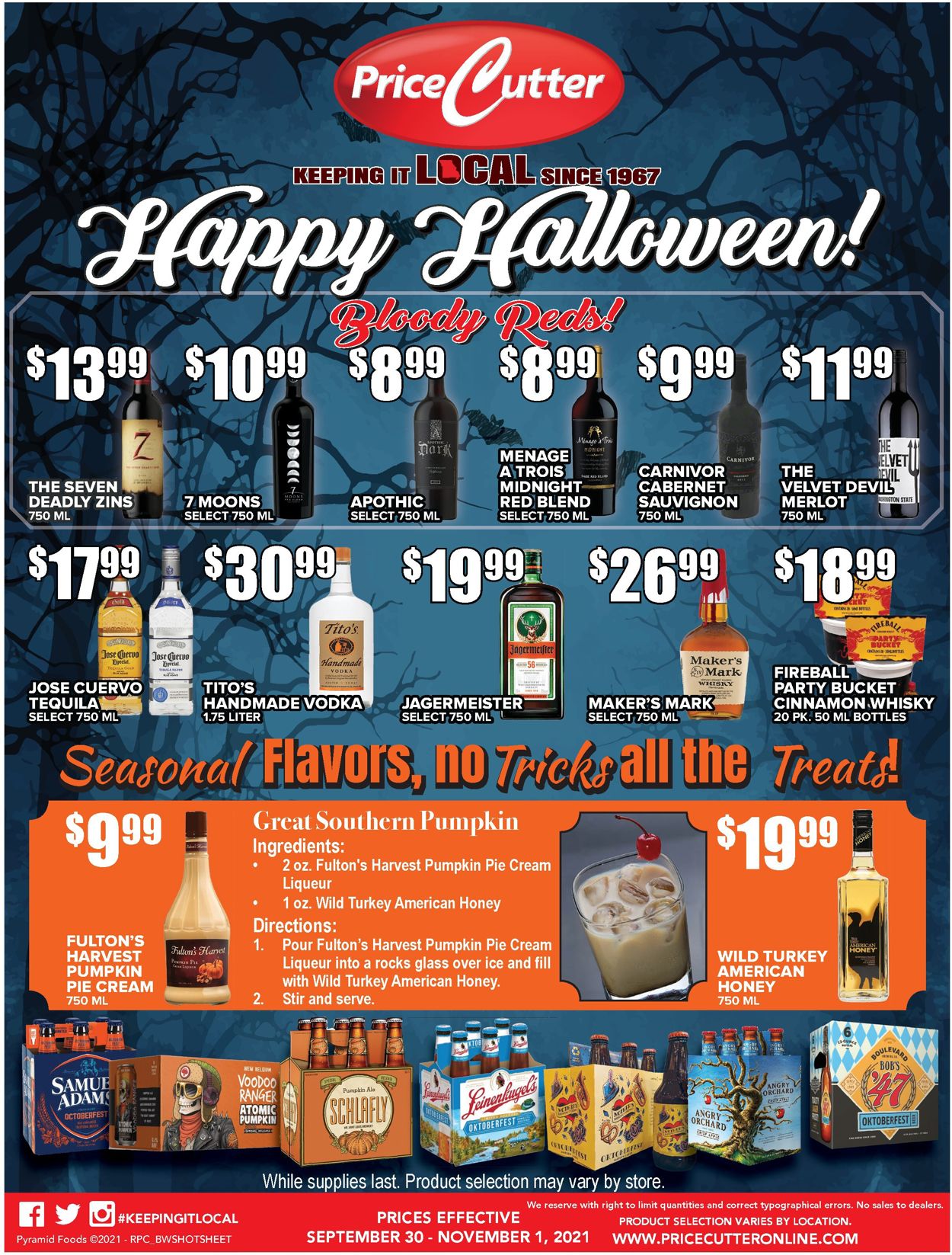 Catalogue Price Cutter Halloween 2021 from 09/30/2021