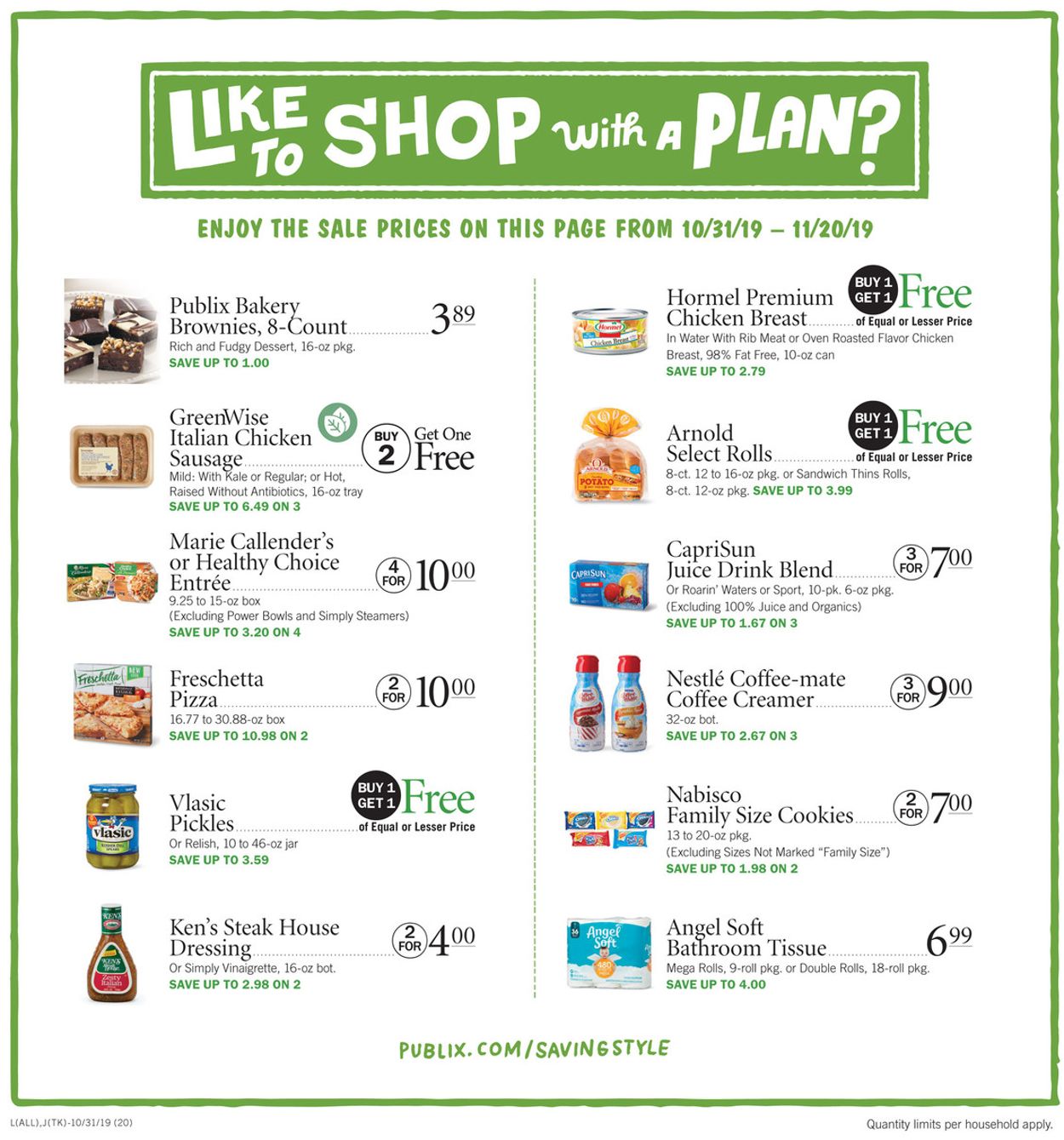 Catalogue Publix from 11/07/2019