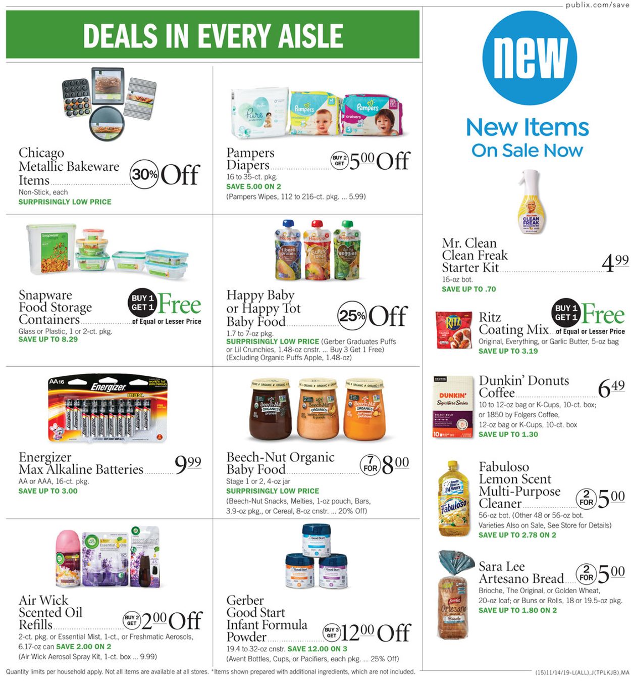 Catalogue Publix from 11/14/2019