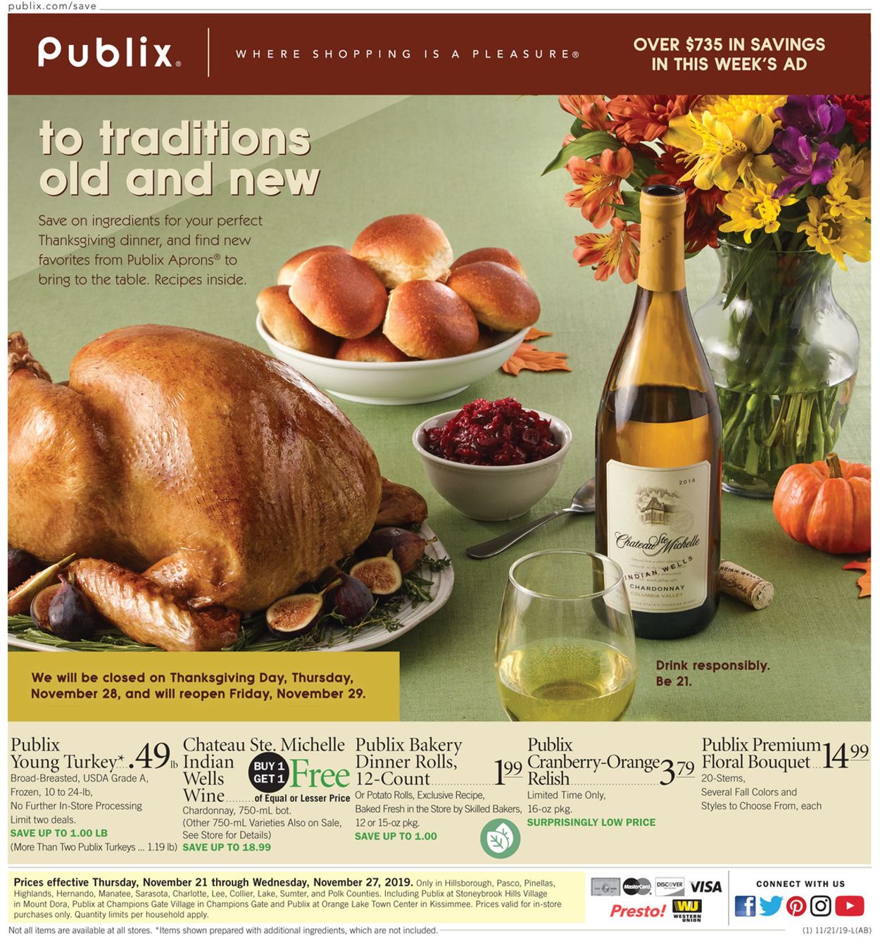 Publix Current Weekly Ad 11 21 11 27 2019 Frequent Ads Com