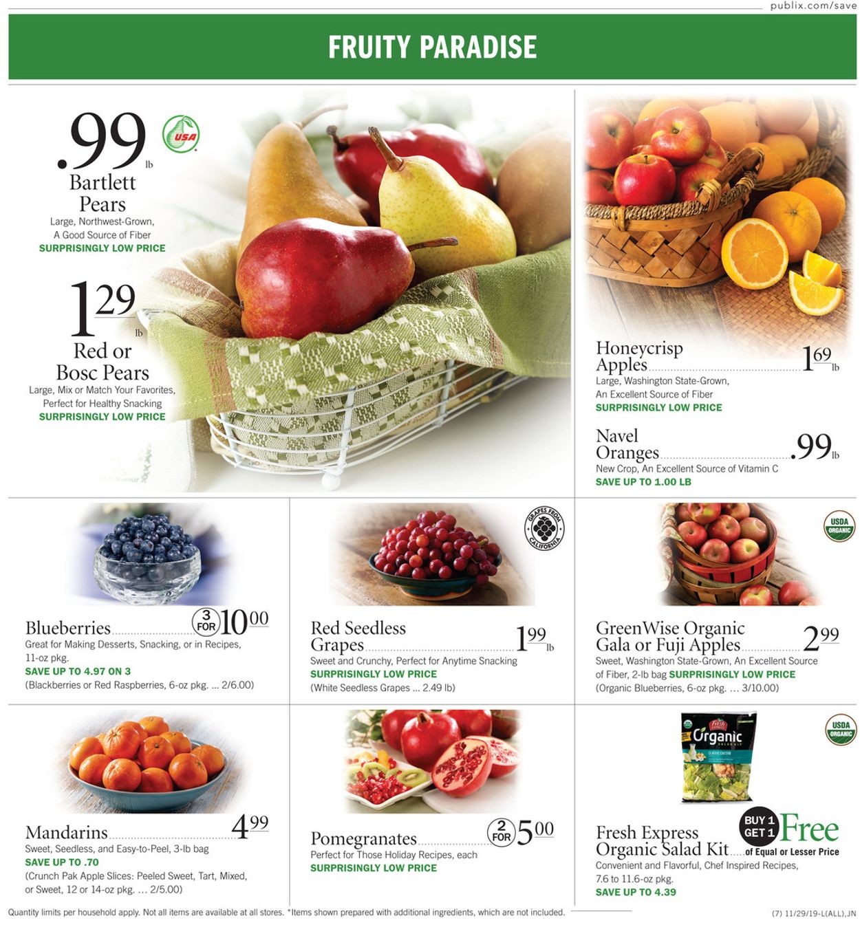 Catalogue Publix from 11/29/2019