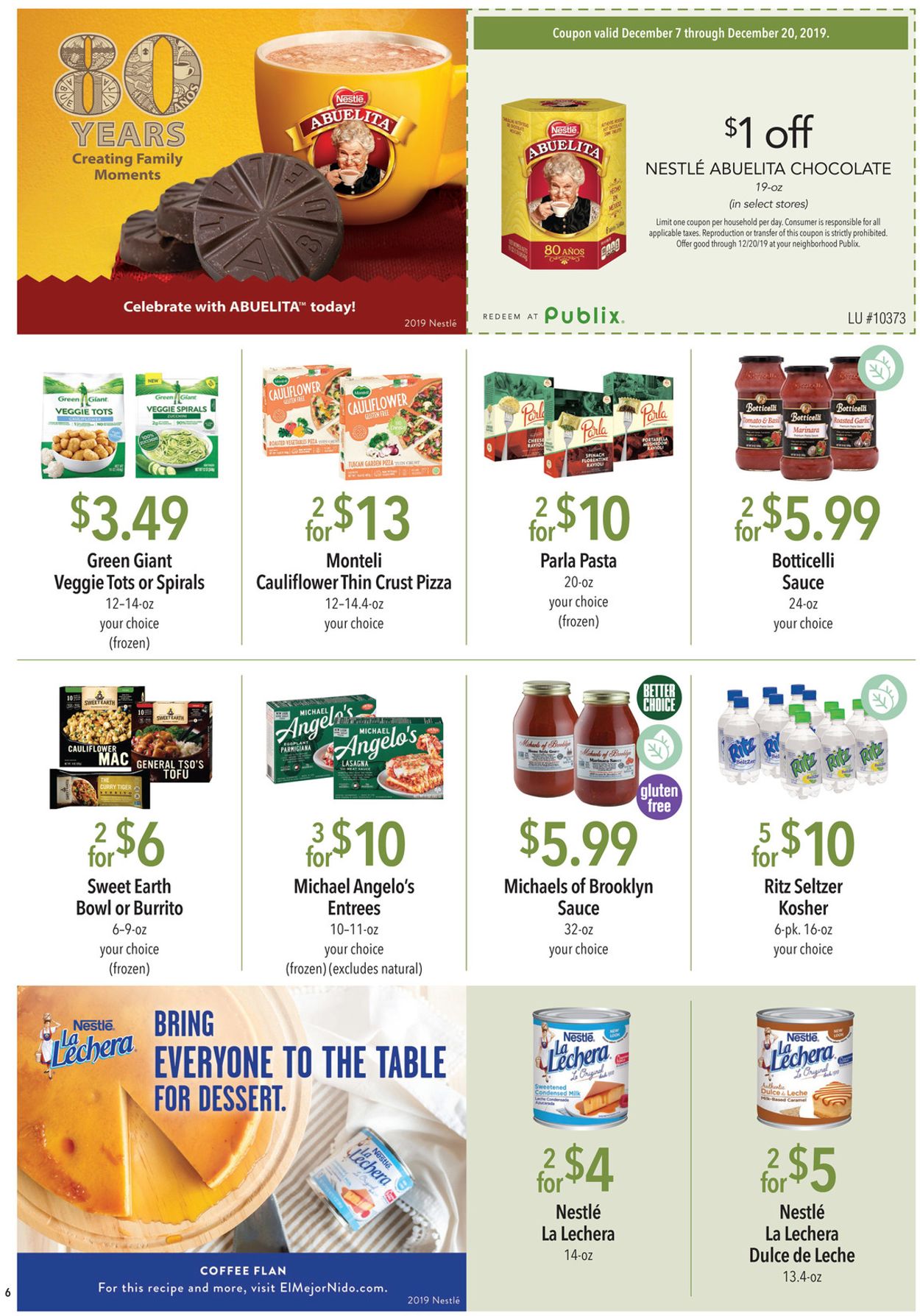 Catalogue Publix - Holiday Ad 2019 from 12/07/2019