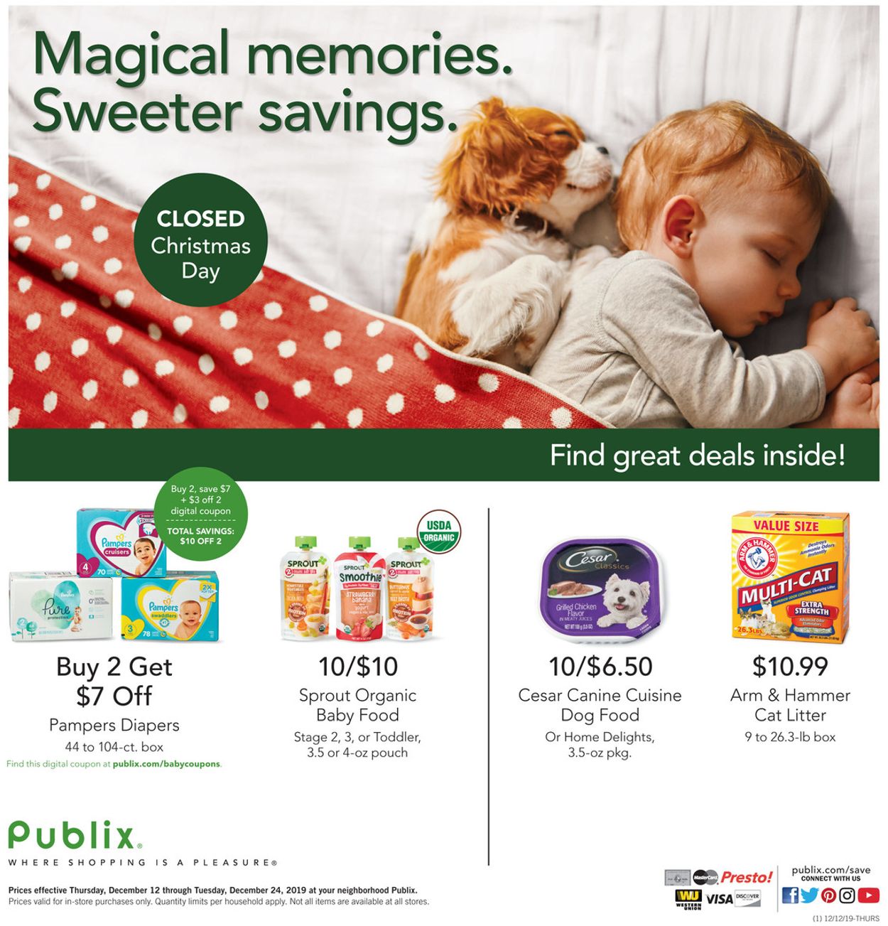 Catalogue Publix - Holiday Ad 2019 from 12/12/2019
