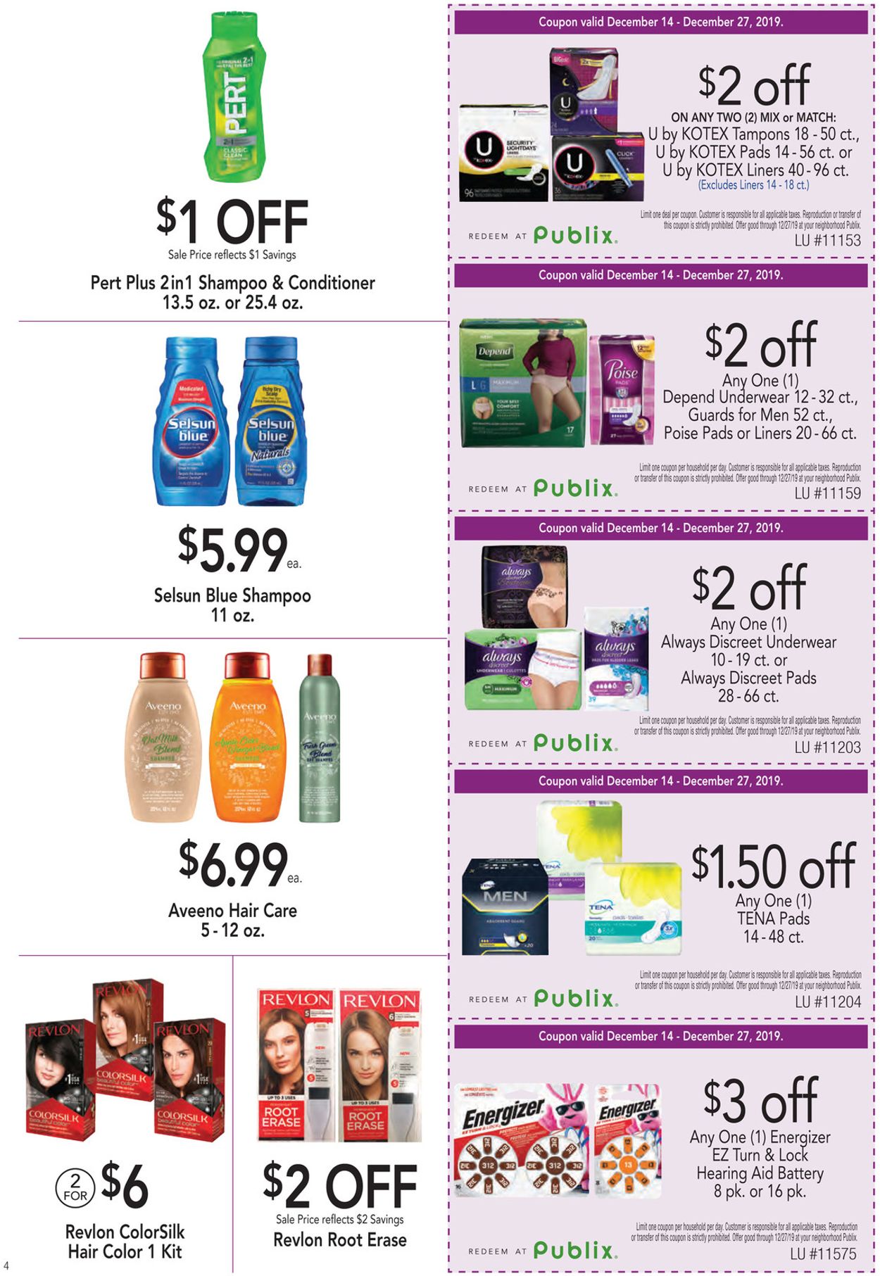Catalogue Publix - Holiday Ad 2019 from 12/14/2019