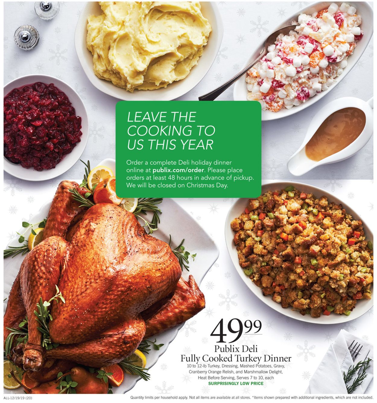 Publix Christmas Meal : Publix Christmas Meal / Thanksgiving With Publix - No ... : Shop online for groceries and swing by when it's best for you.