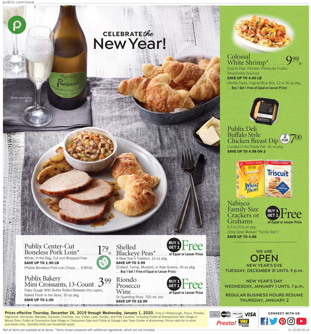 Publix New Year's Ad 2019/2020 Current weekly ad 12/26 01/01/2020
