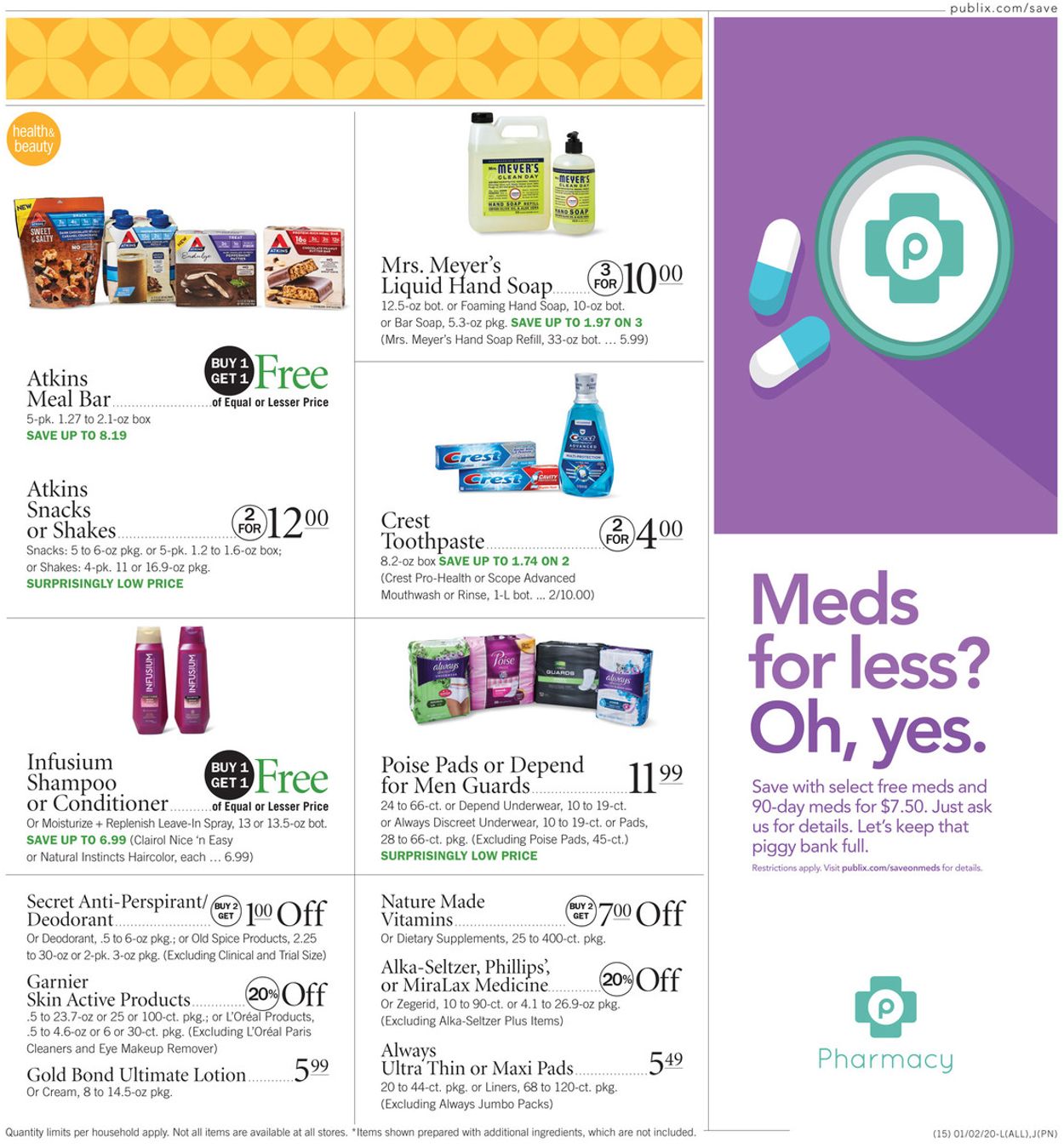 Catalogue Publix from 01/02/2020