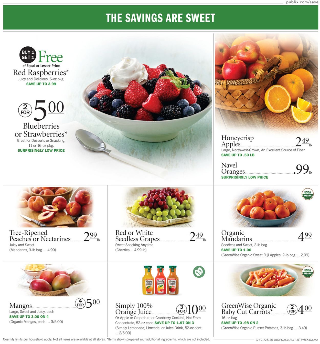 Catalogue Publix from 01/23/2020