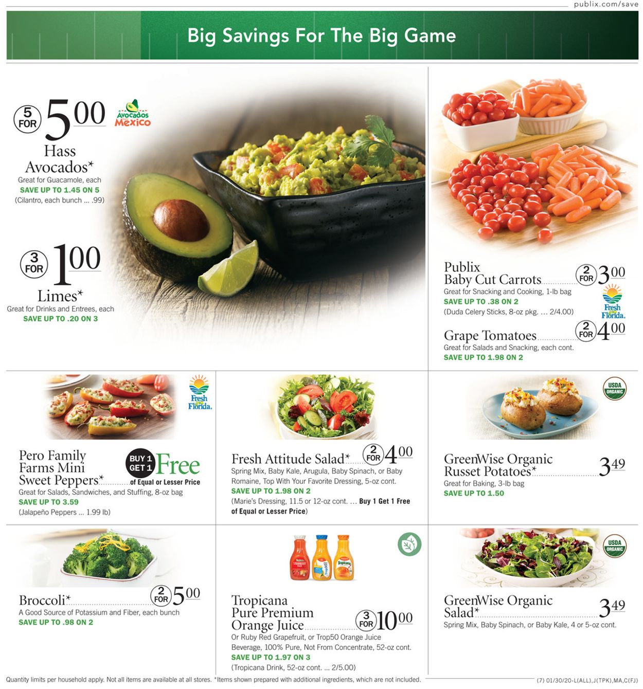 Catalogue Publix from 01/30/2020