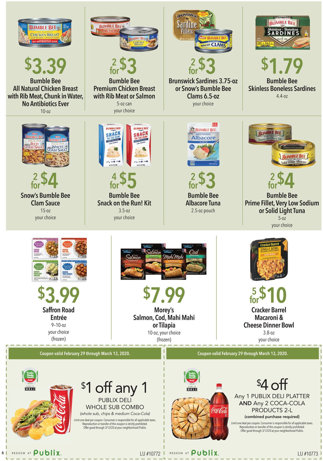 Catalogue Publix from 02/29/2020