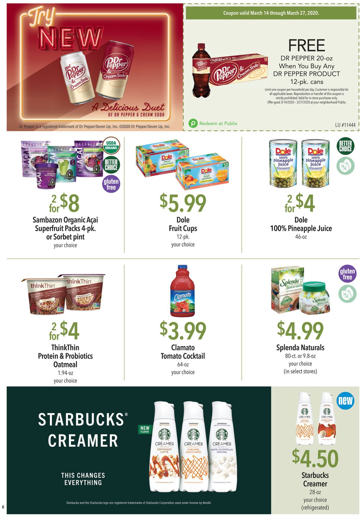 Catalogue Publix from 03/14/2020