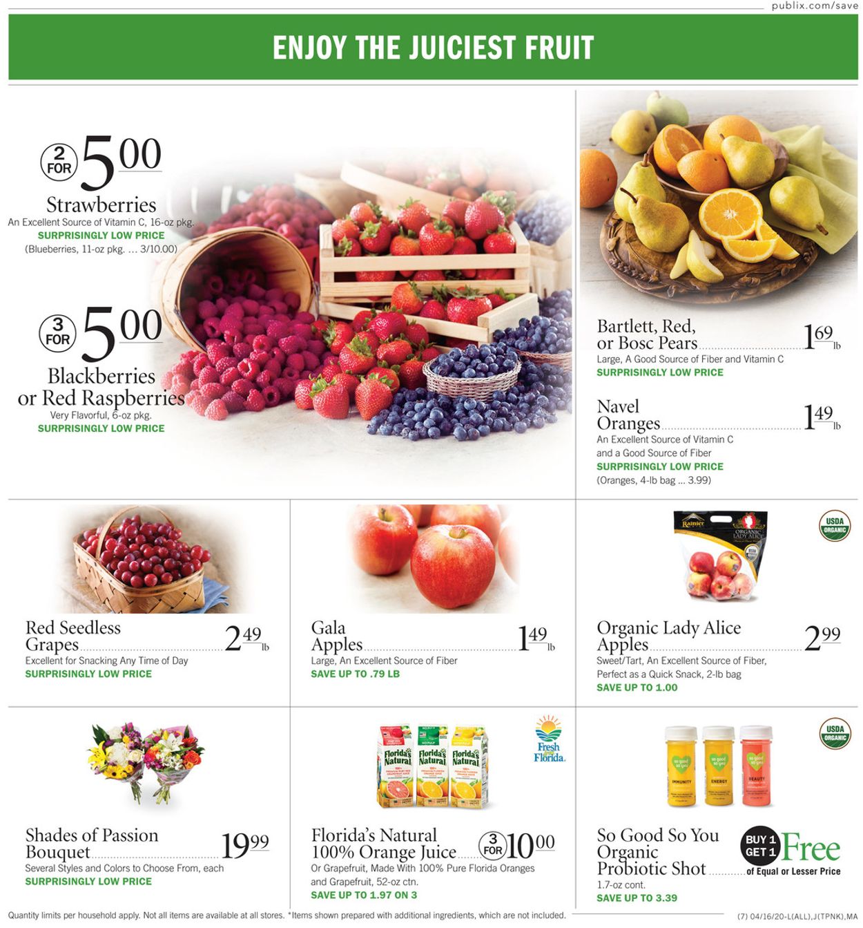 Catalogue Publix from 04/16/2020