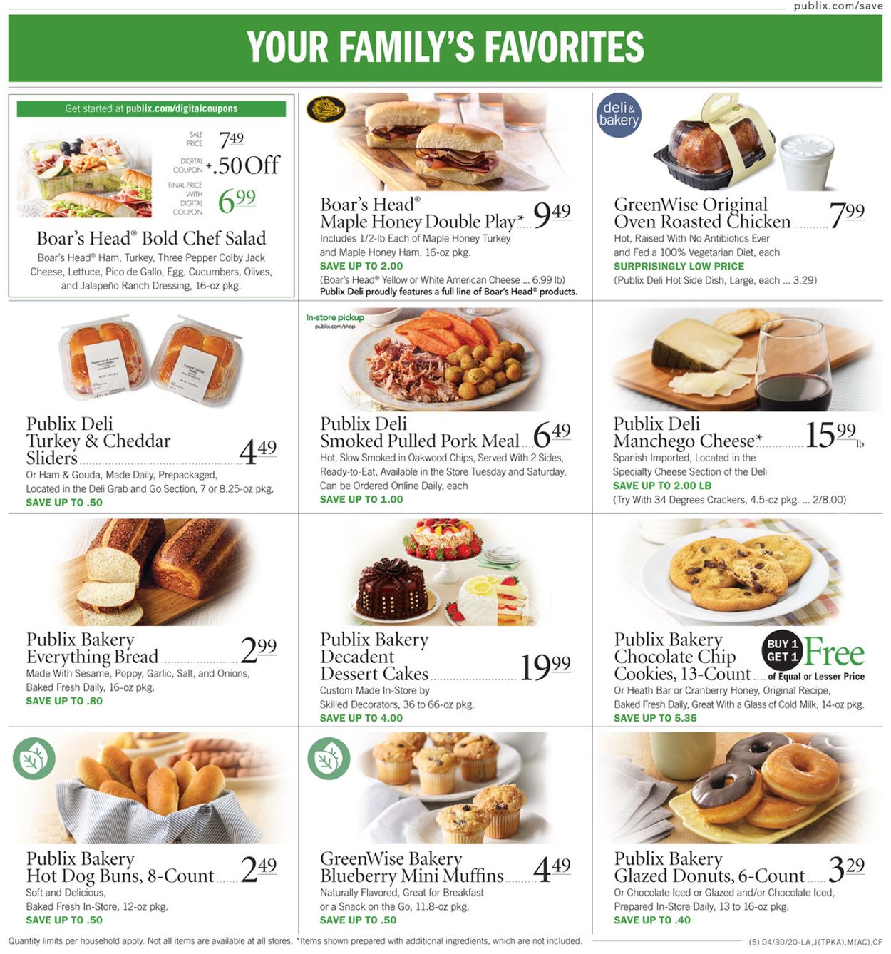 Catalogue Publix from 04/30/2020