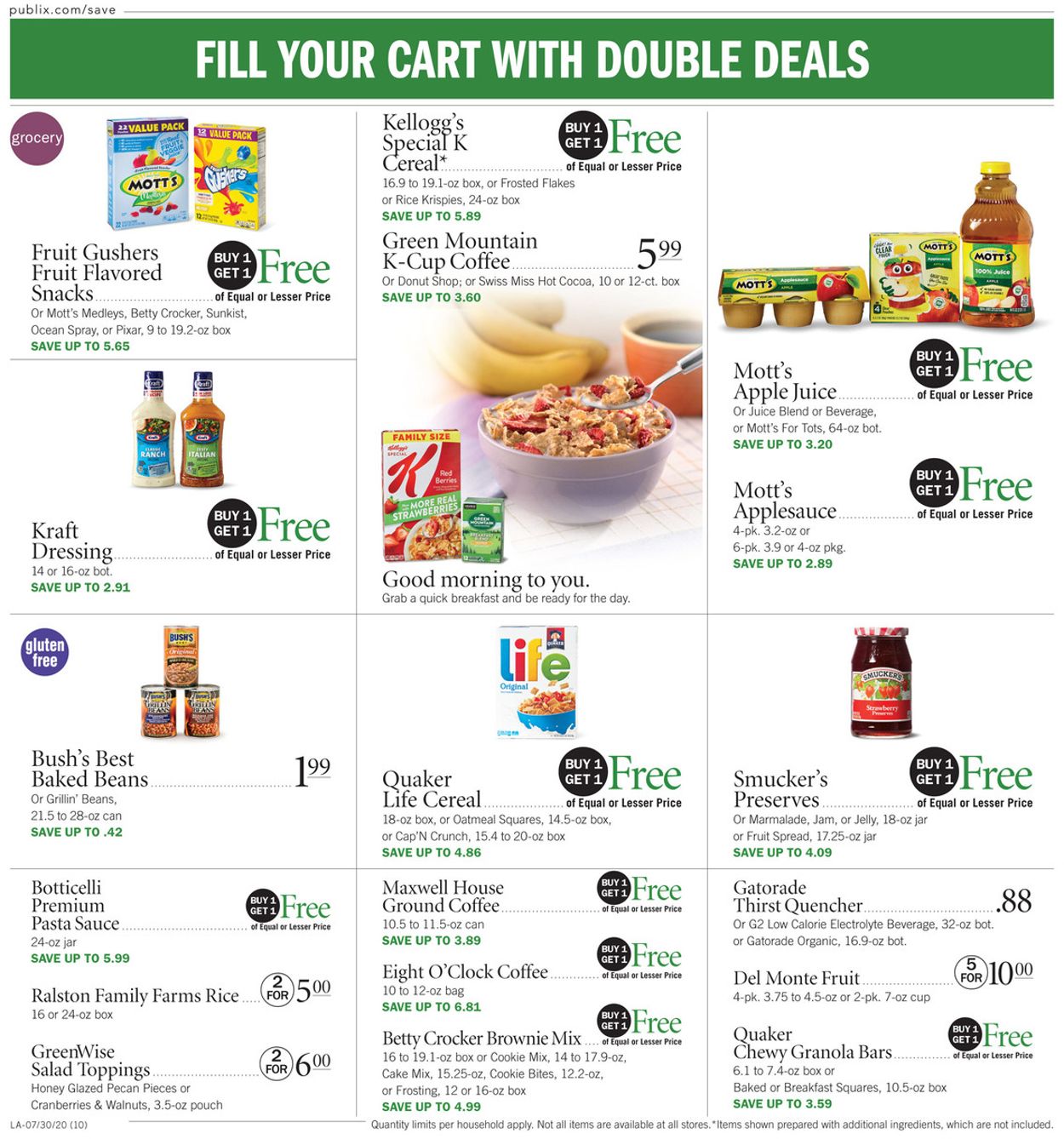 Catalogue Publix from 07/30/2020