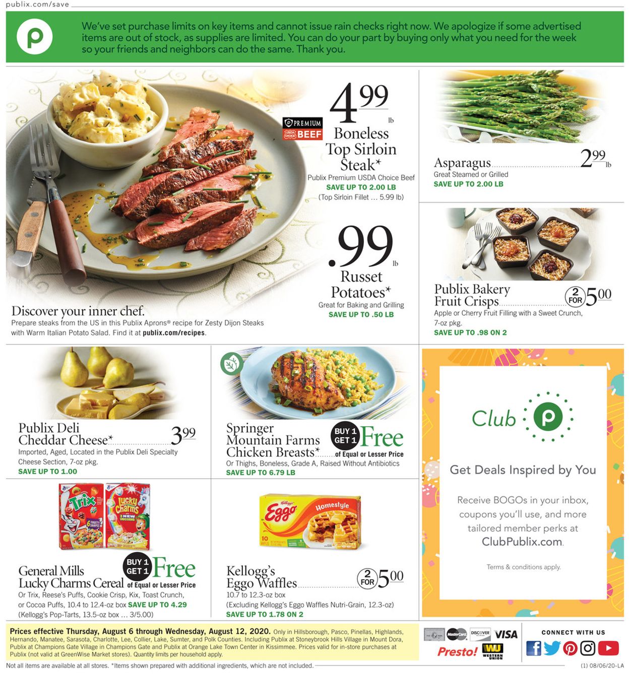 Publix Current weekly ad 08/06 - 08/12/2020 - frequent-ads.com