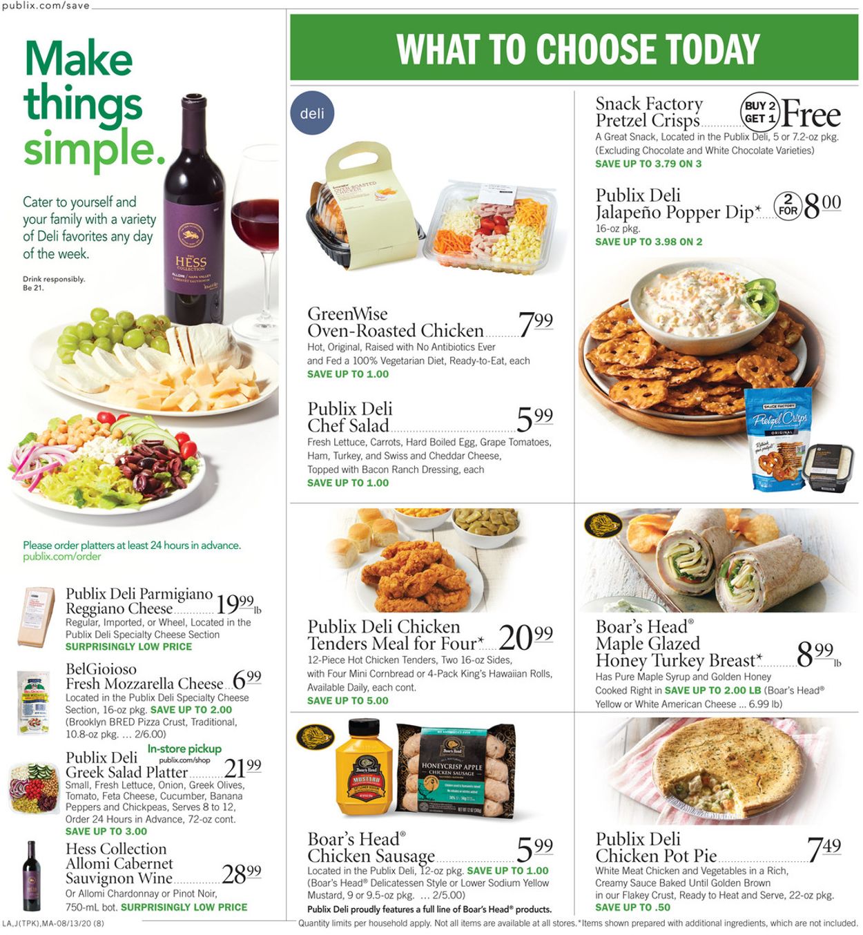 Publix Current weekly ad 08/13 - 08/19/2020 [8] - frequent-ads.com