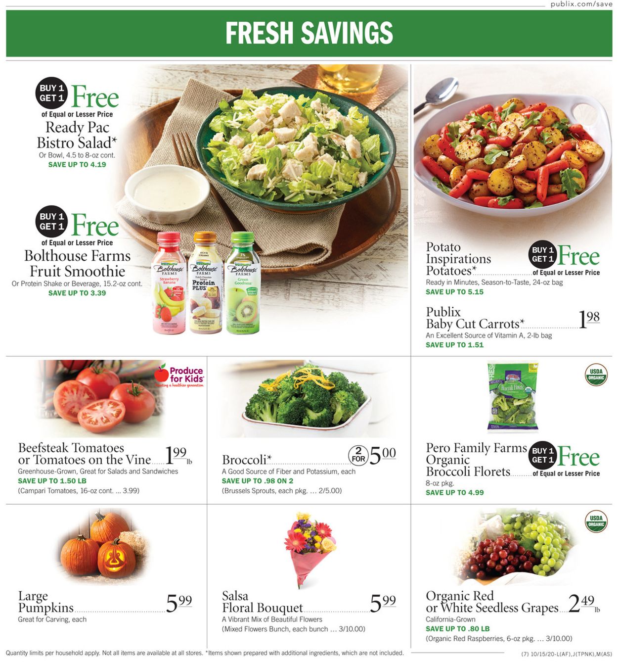Catalogue Publix from 10/15/2020