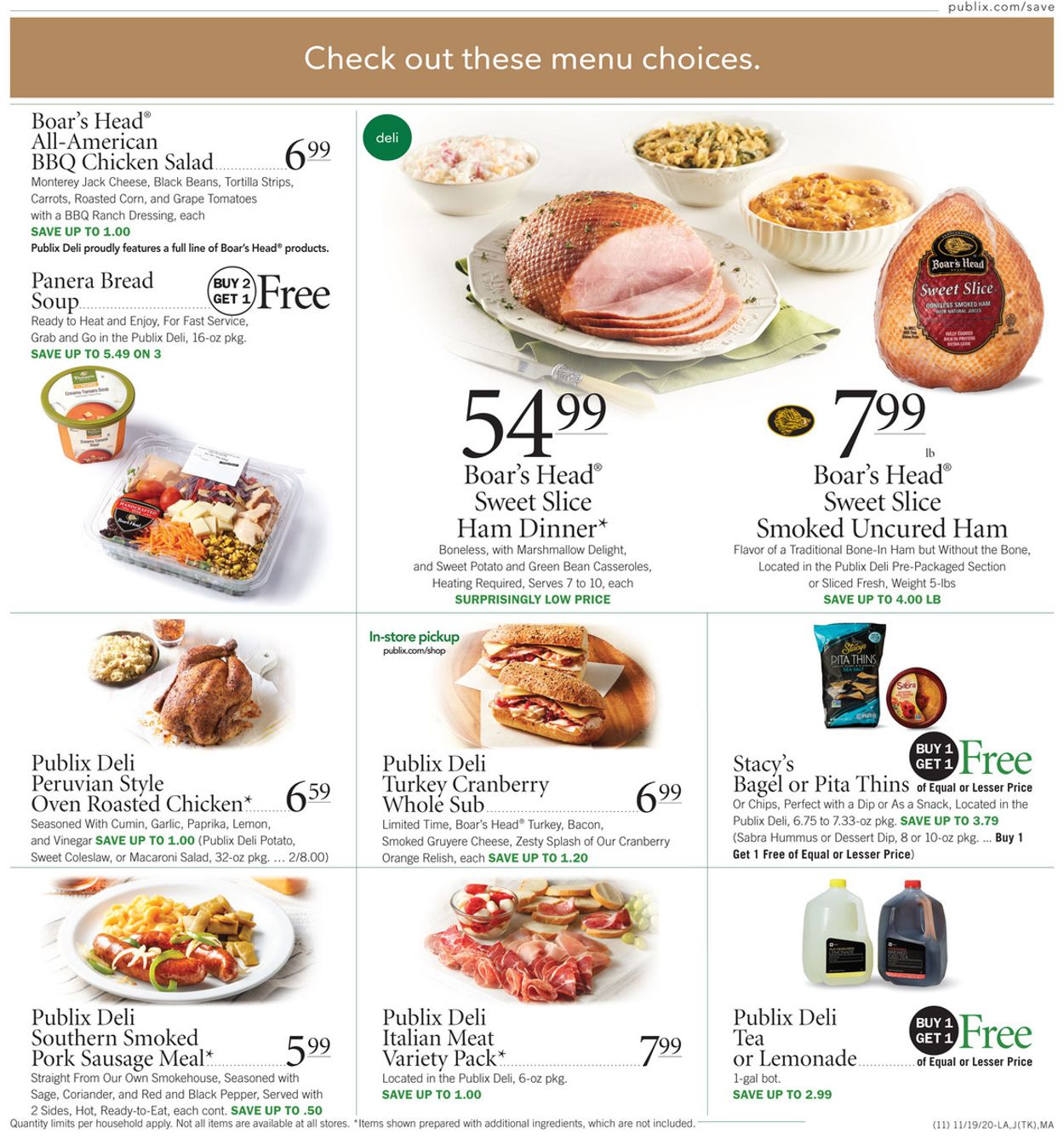Publix Thanksgiving 2020 Current Weekly Ad 11 19 11 25 2020 11 Frequent Ads Com