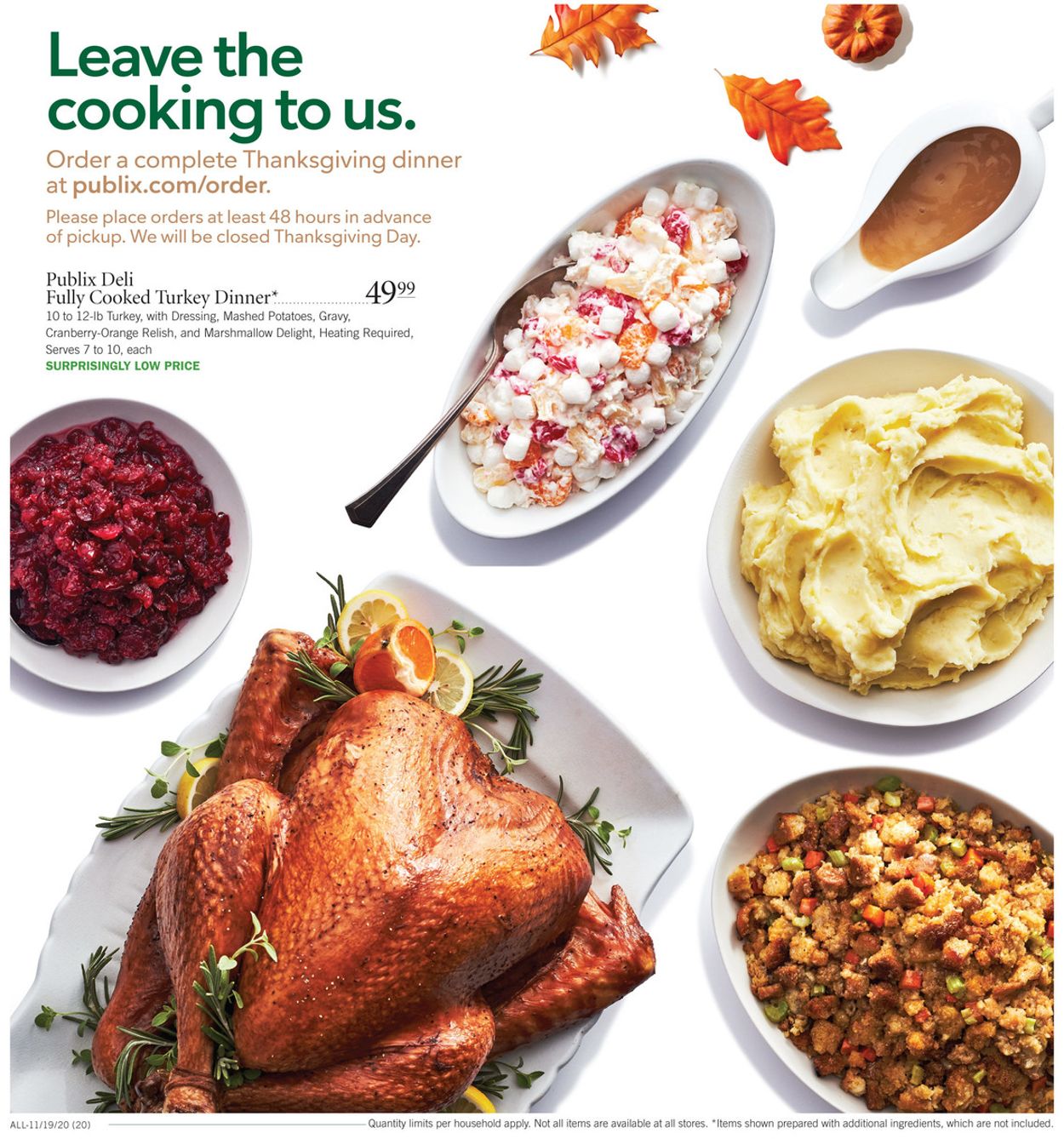 Publix Thanksgiving 2020 Current weekly ad 11/19 11/25/2020 [20
