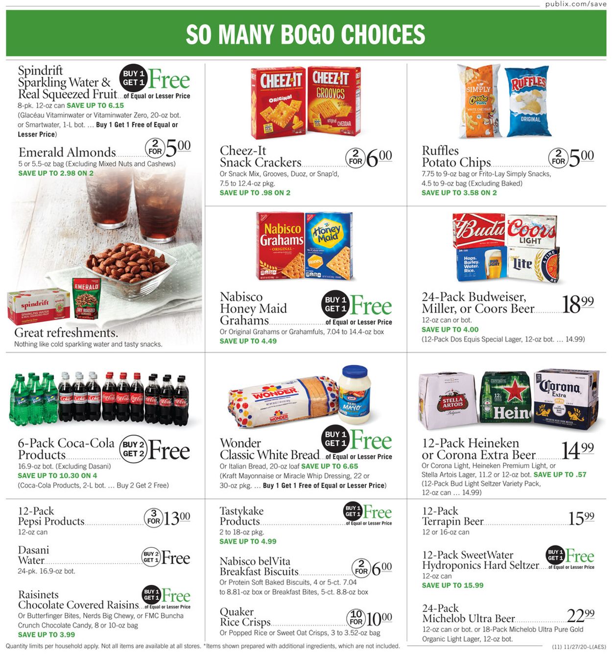 Catalogue Publix Black Friday 2020 from 11/27/2020