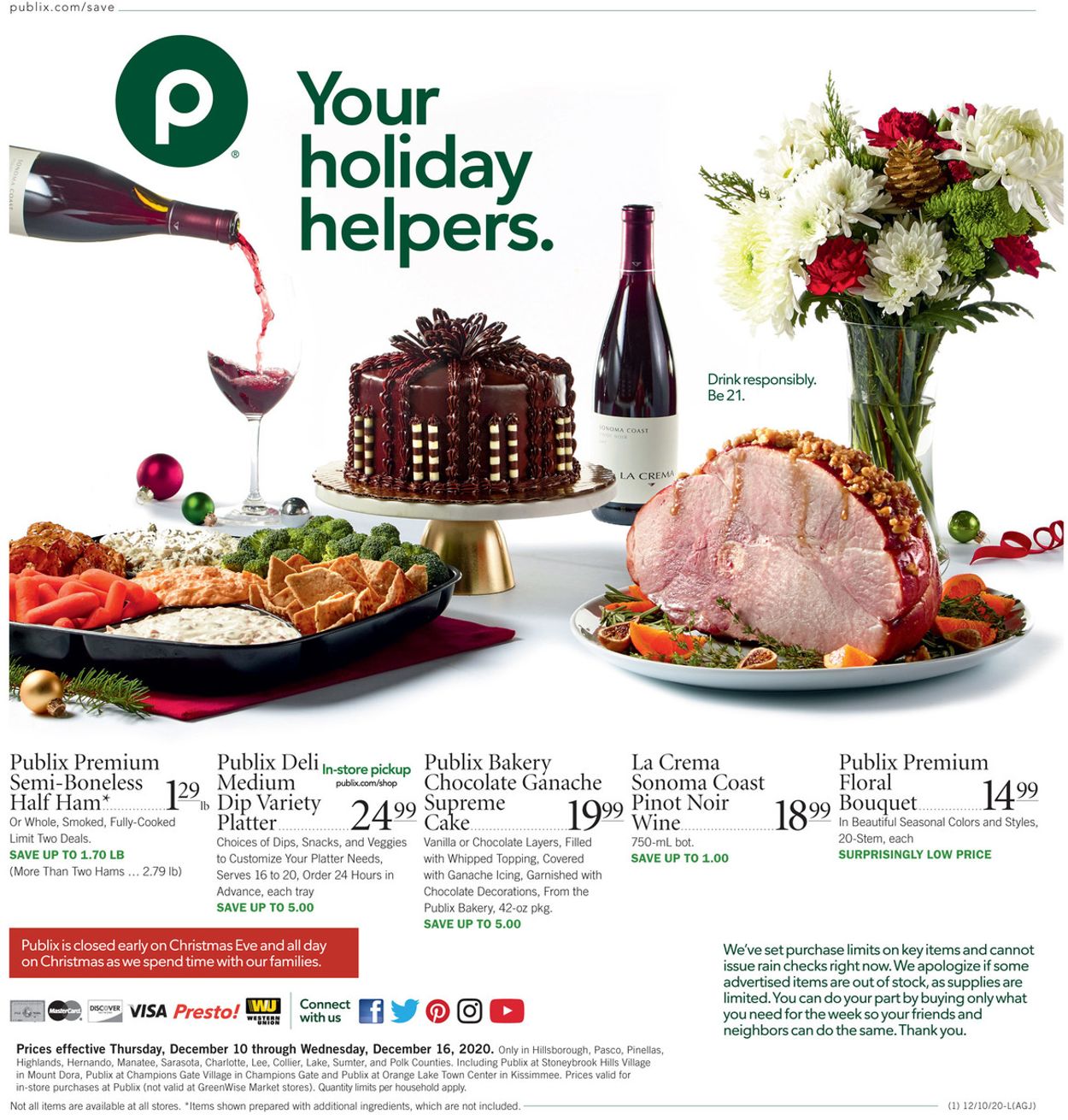 Publix Holiday Helpers 2020 Current Weekly Ad 12 10 12 16 2020 Frequent Ads Com