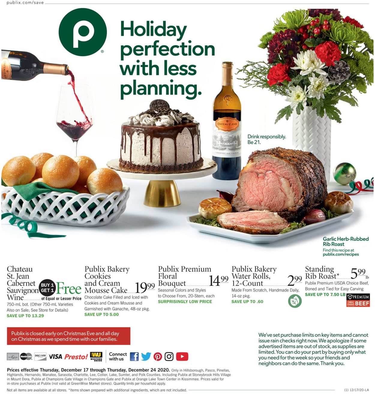 Publix Christmas Meal All the details on publix's holiday hours this