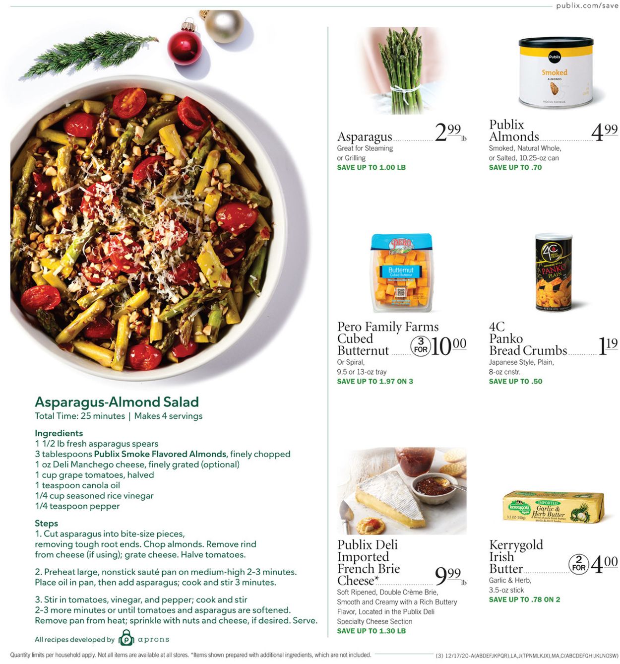 Catalogue Publix Christmas Ad 2020 from 12/17/2020