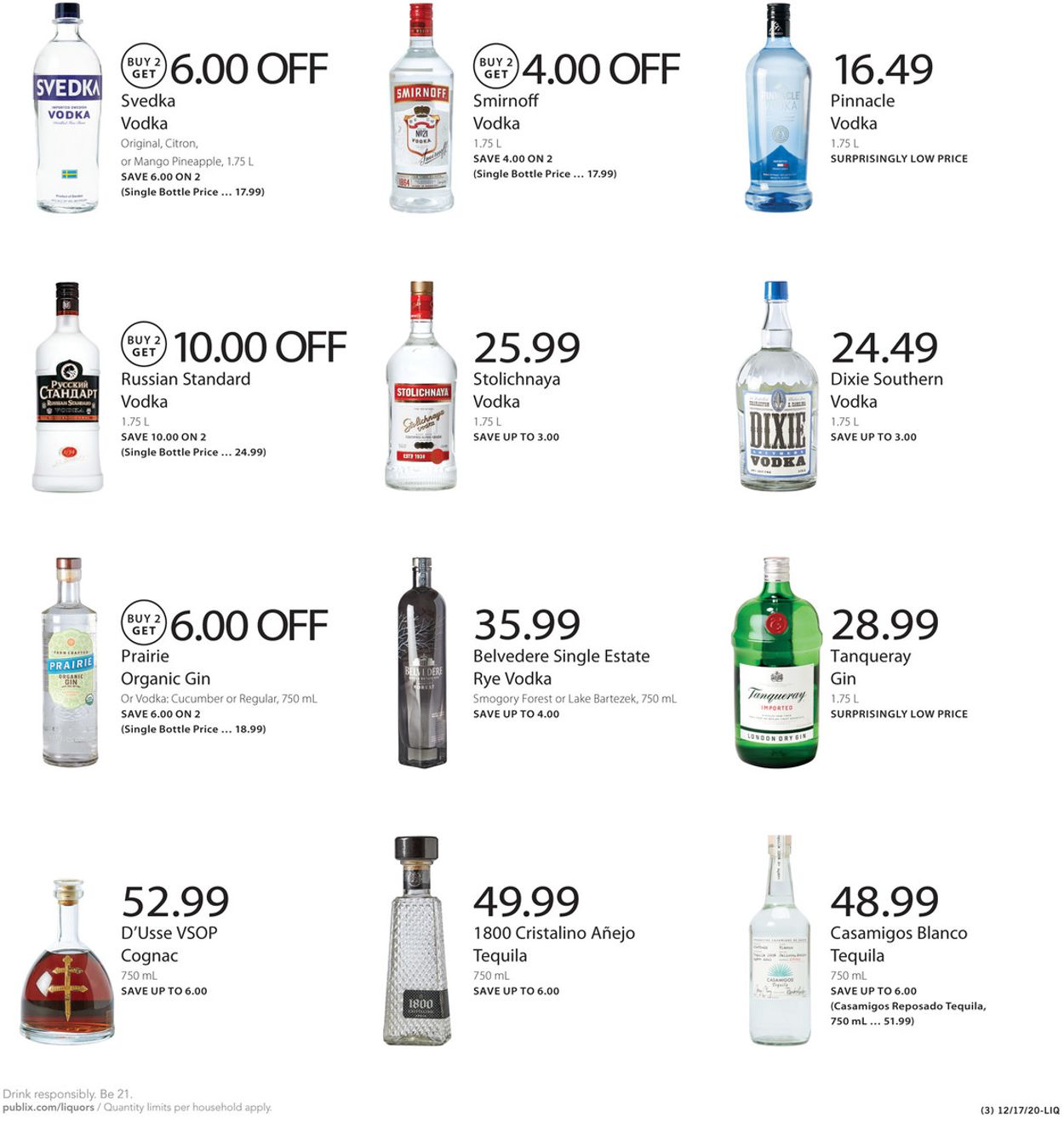 Catalogue Publix Liquors 2020 from 12/17/2020