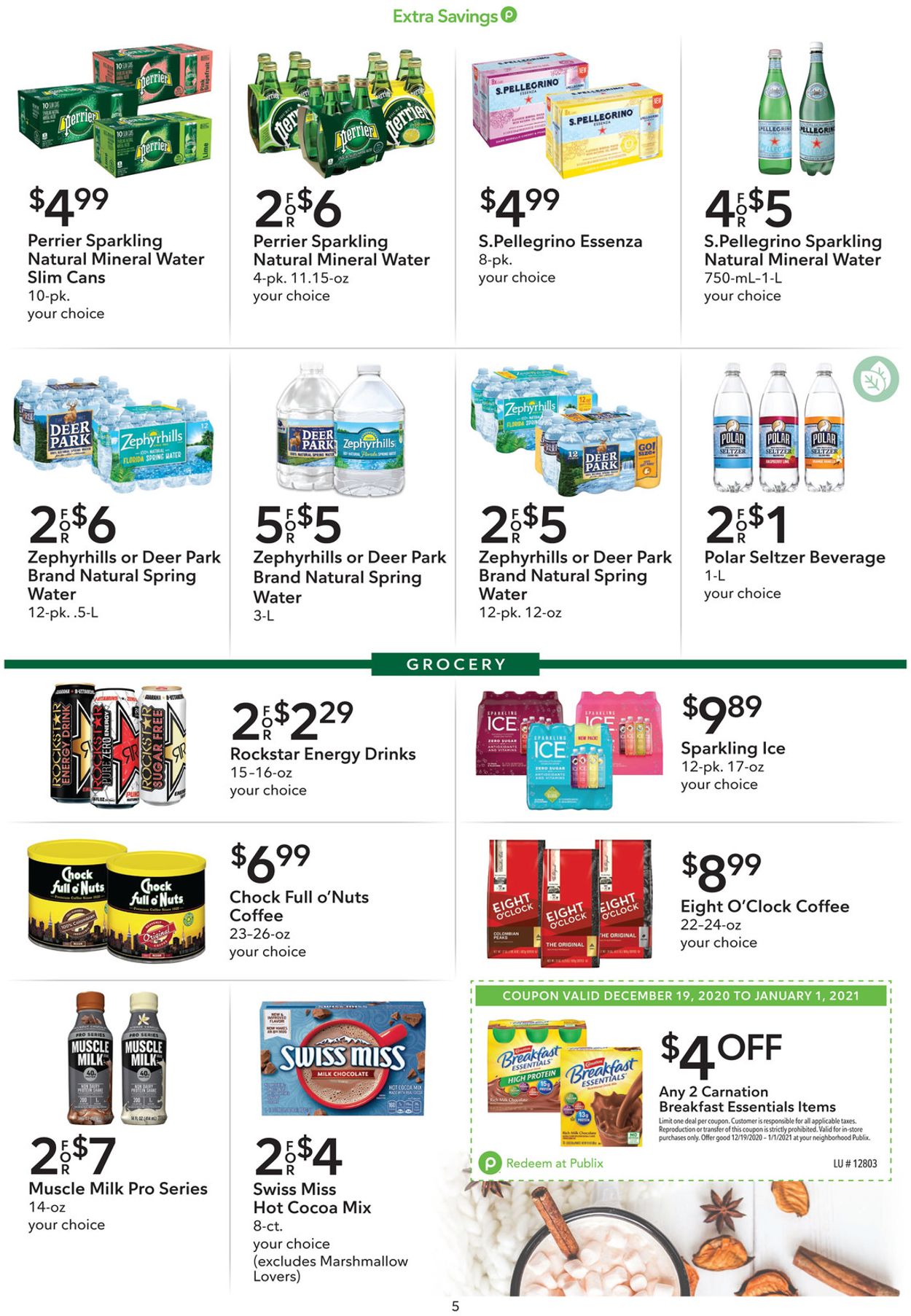 Catalogue Publix Extra Savings  from 12/19/2020