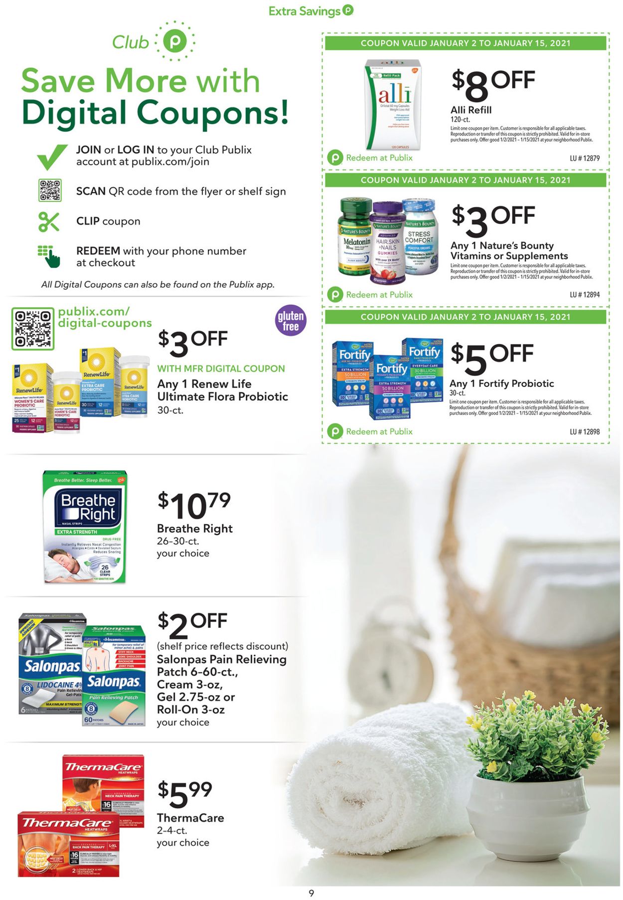 Catalogue Publix Extra Savings 2021 from 01/02/2021