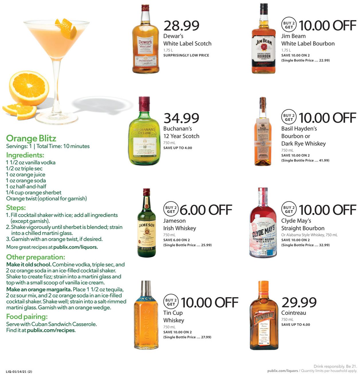Catalogue Publix Liquor 2021 from 01/14/2021