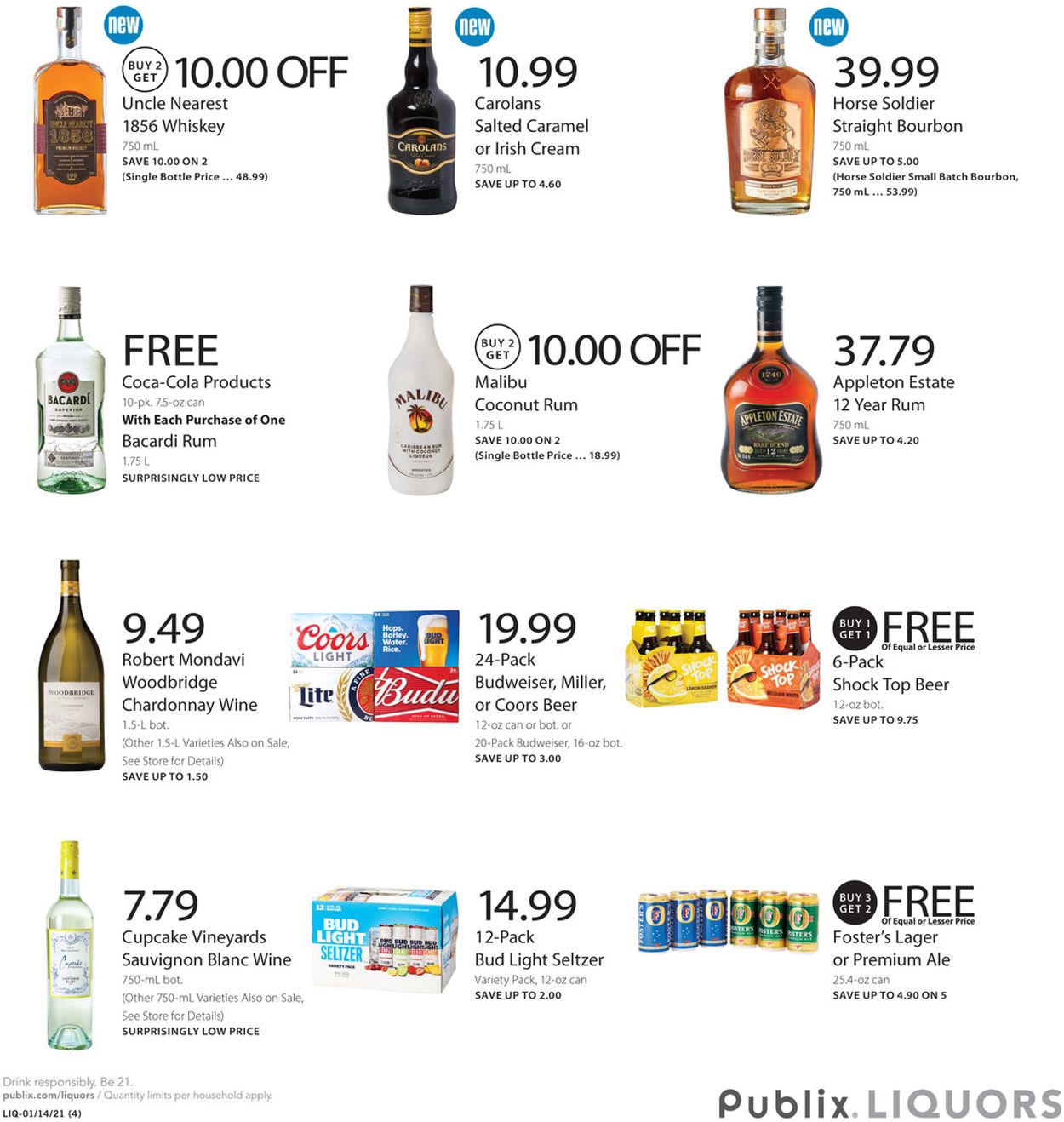 Catalogue Publix Liquor 2021 from 01/14/2021