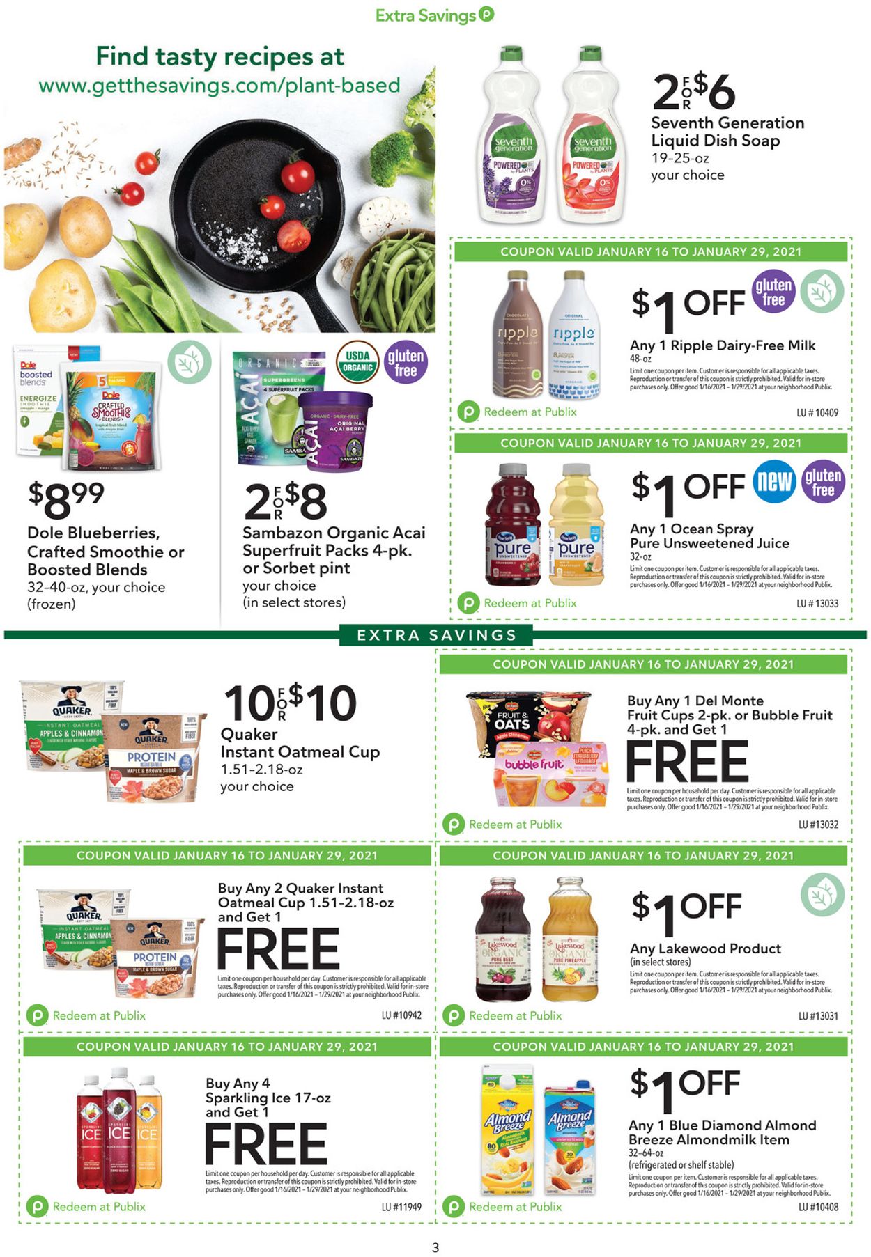 Publix Extra Savings 2021 Current weekly ad 01/16 01/29/2021 [3