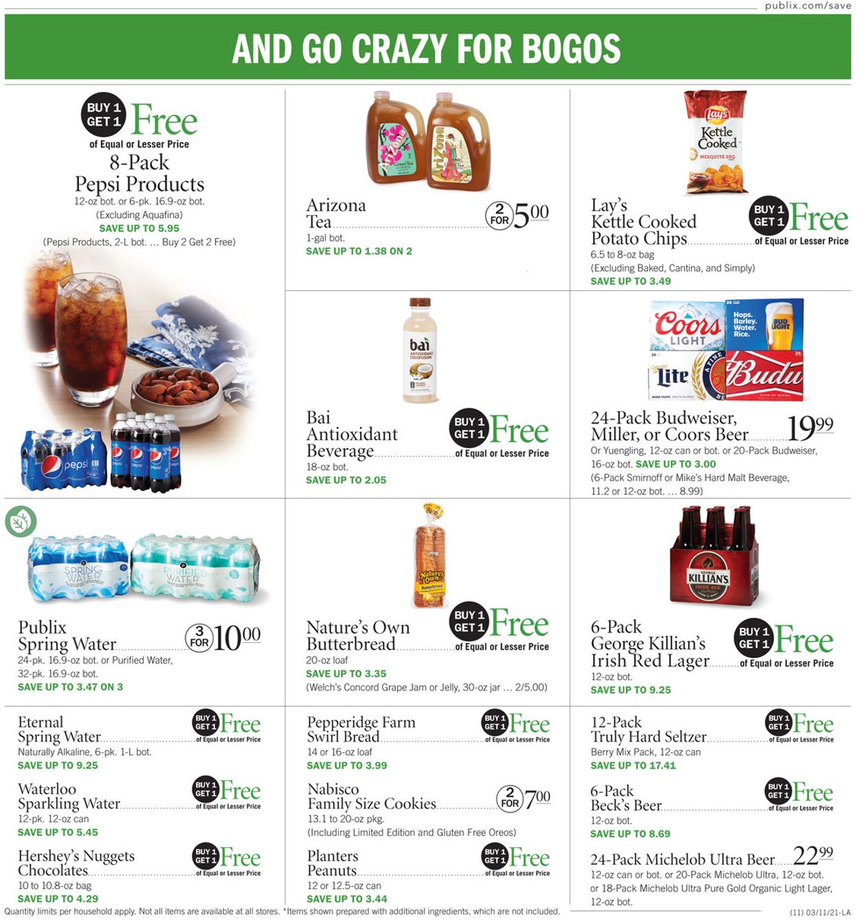 Catalogue Publix from 03/11/2021
