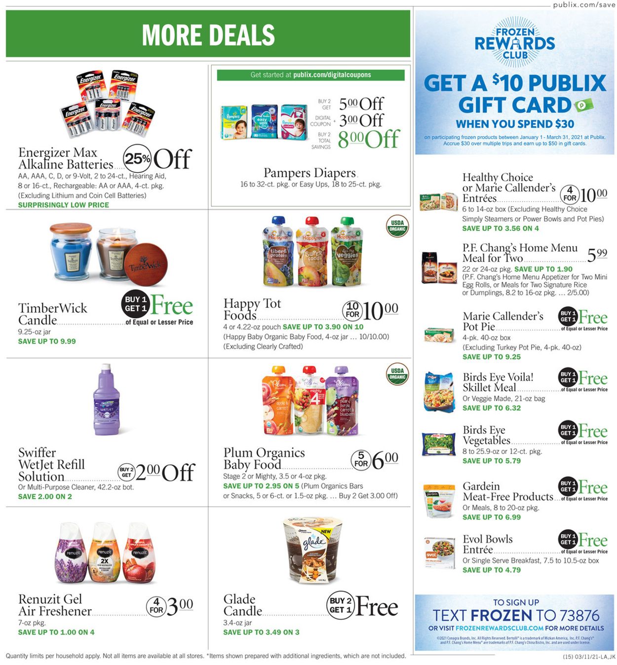 Catalogue Publix from 03/11/2021