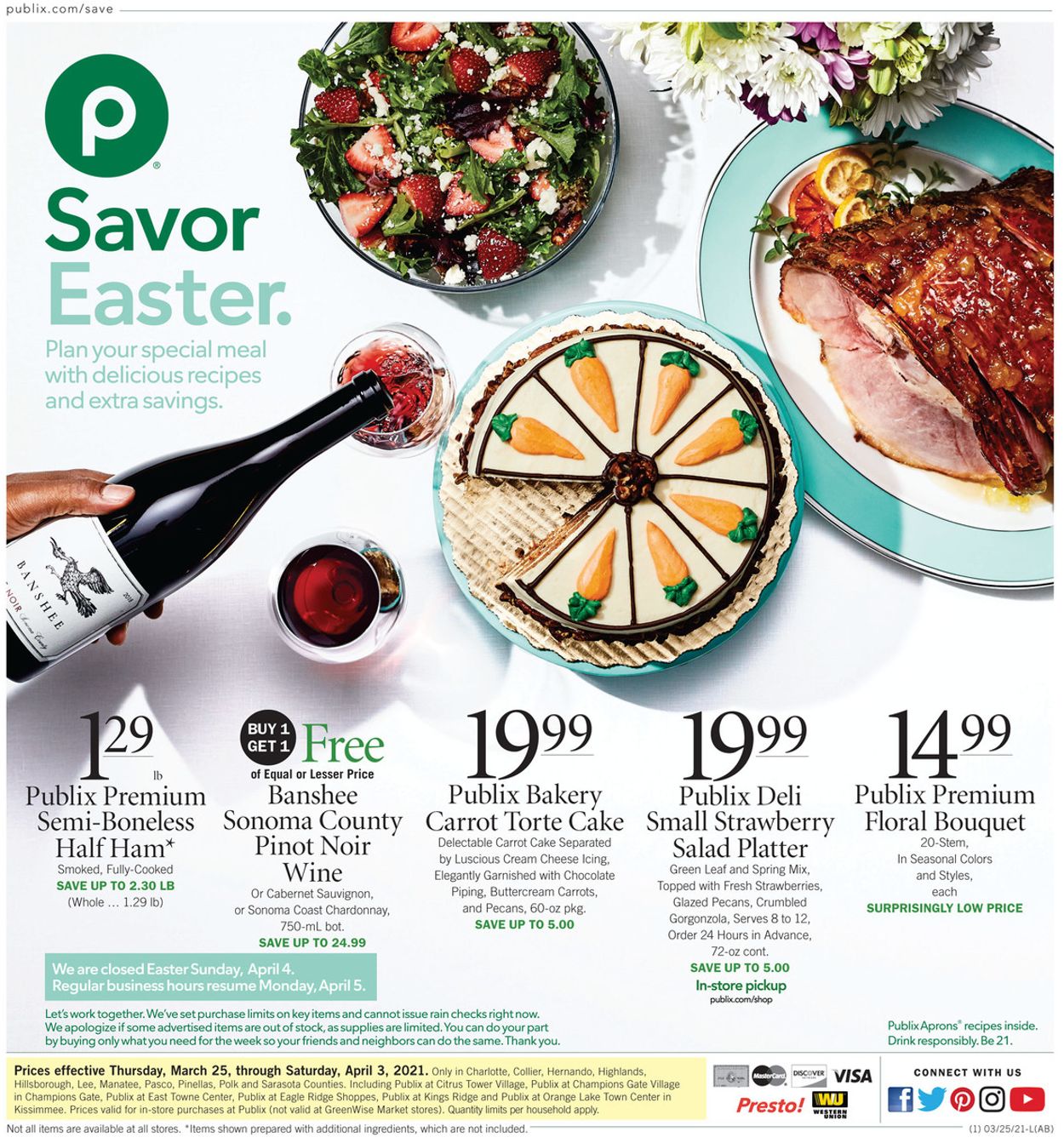 Publix Easter 2021 Ad Current weekly ad 03/25 04/03/2021 frequent