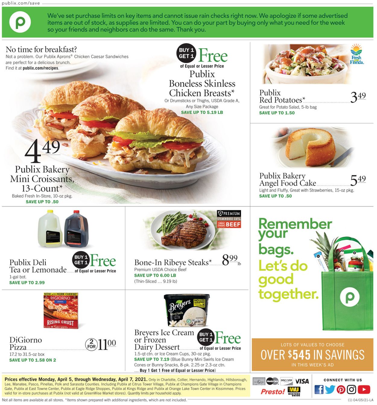 Publix Current weekly ad 04/05 - 04/07/2021 - frequent-ads.com