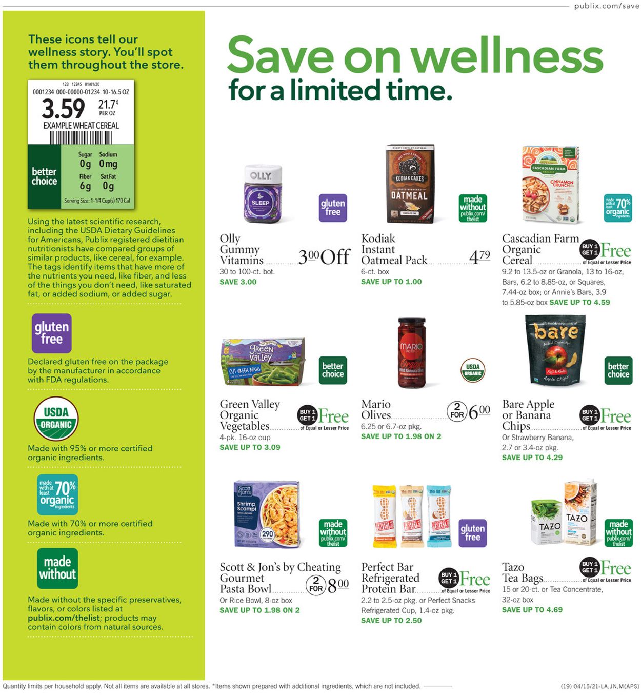 Catalogue Publix from 04/15/2021