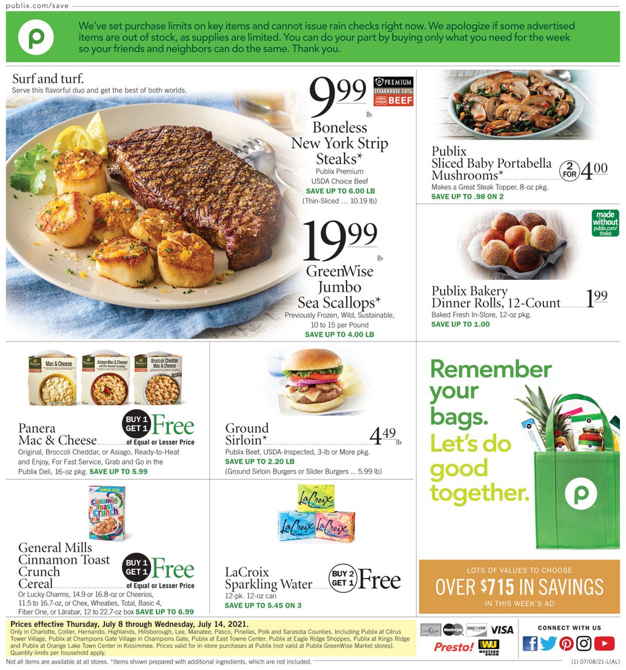 Publix Current weekly ad 07/08 - 07/14/2021 - frequent-ads.com