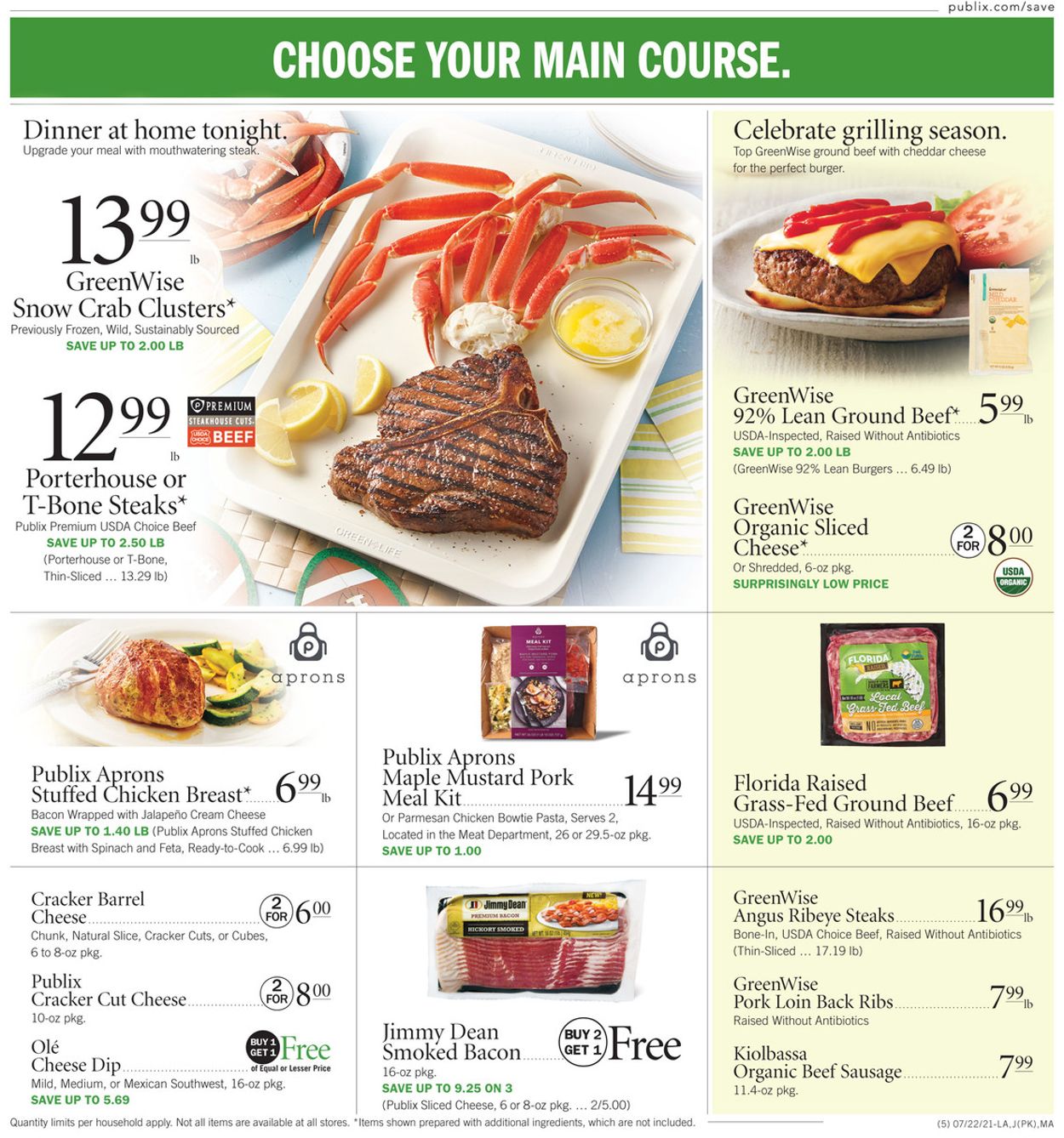 Catalogue Publix from 07/22/2021