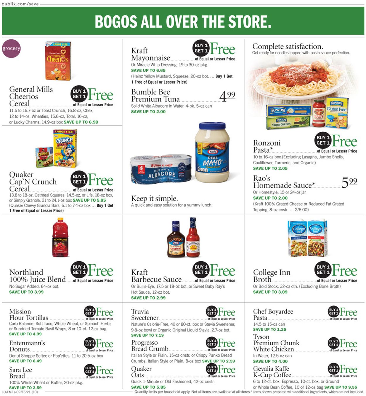 Catalogue Publix from 09/16/2021