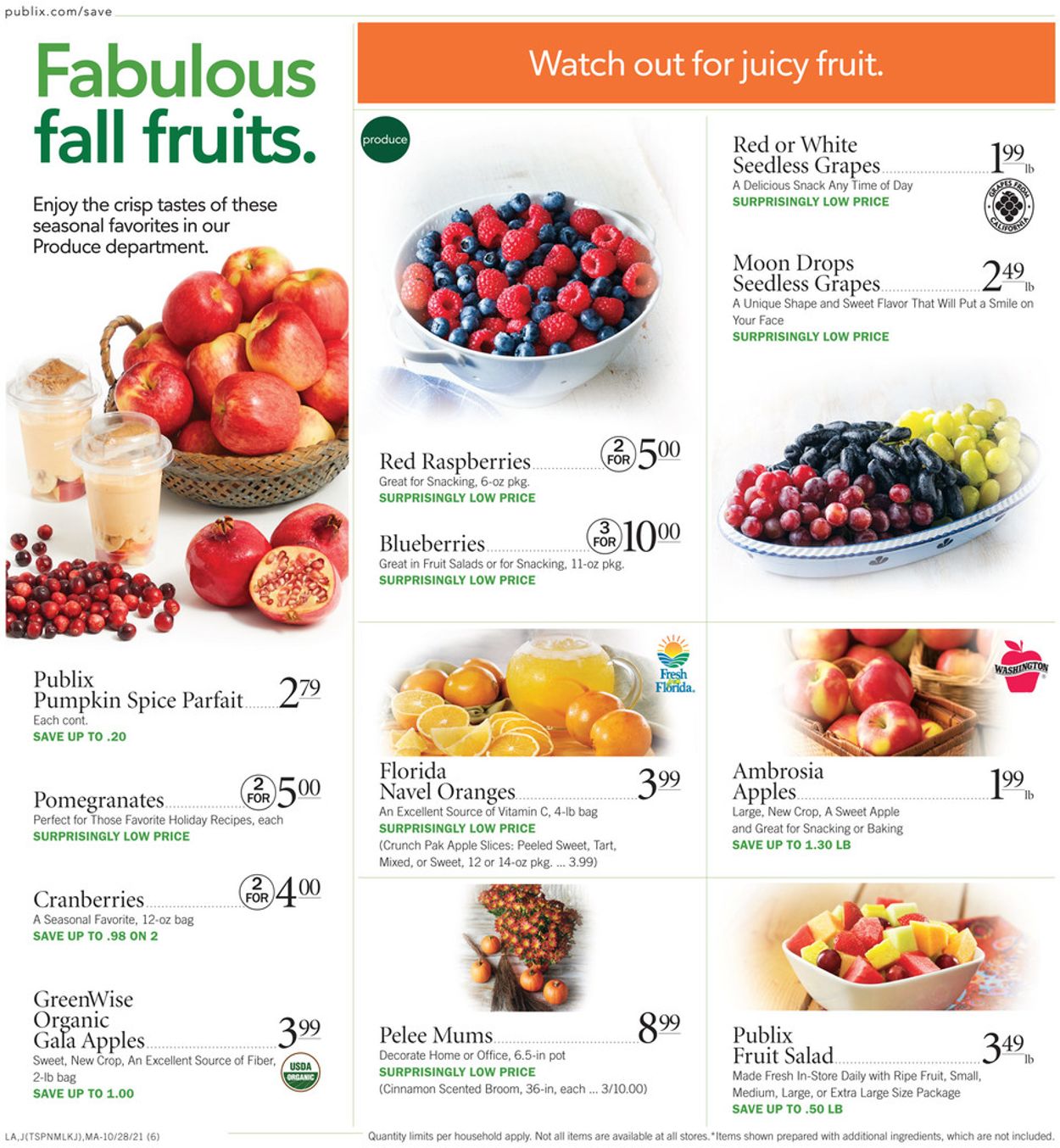 Catalogue Publix from 10/28/2021