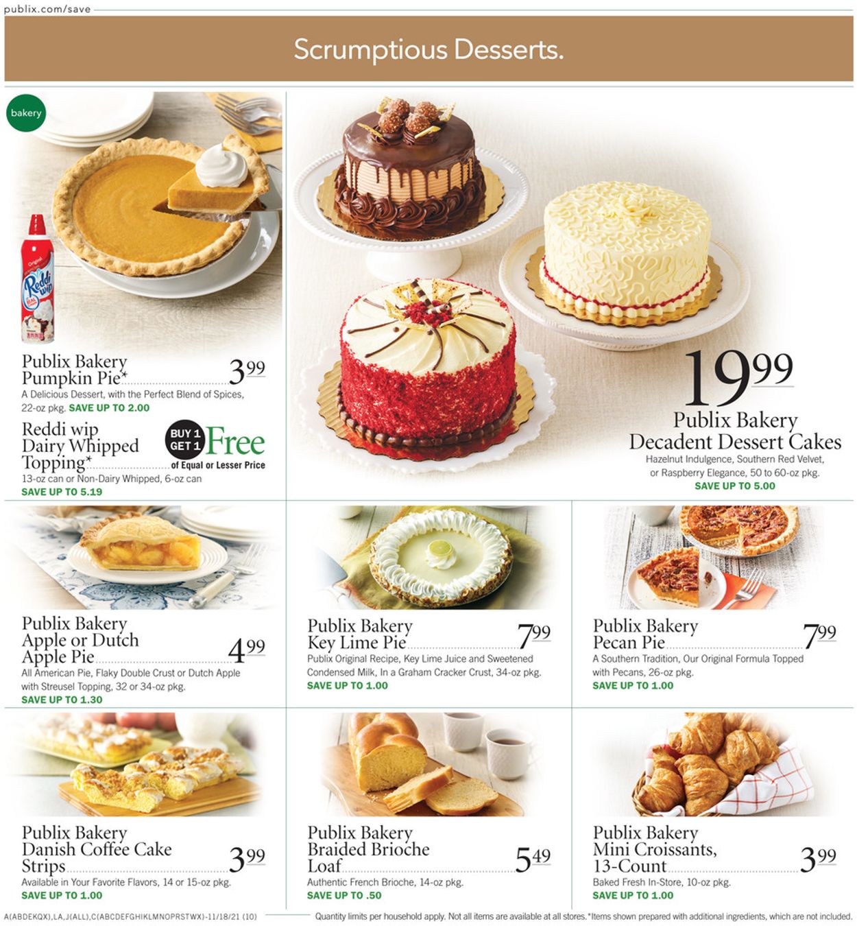 Publix THANKSGIVING 2021 Current weekly ad 11/18 11/24/2021 [10