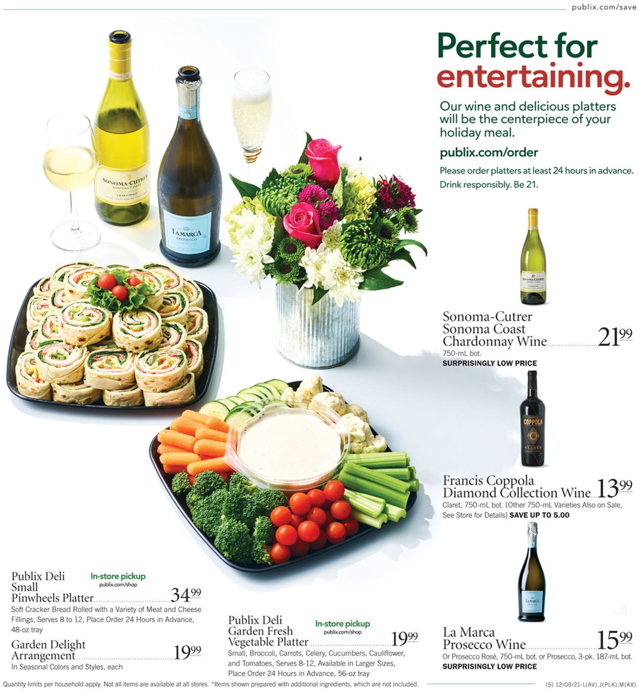 Catalogue Publix - HOLIDAY 2021 from 12/09/2021