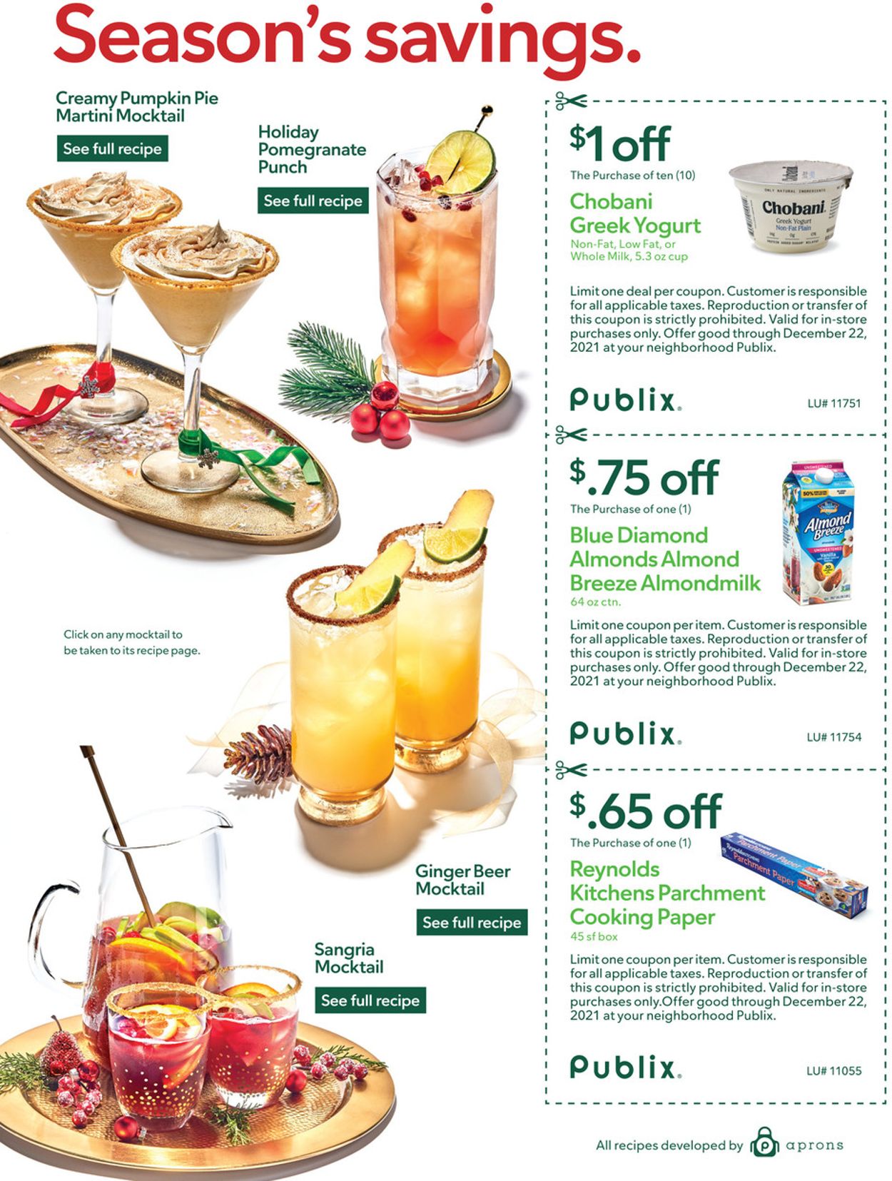Publix HOLIDAY 2021 Current weekly ad 12/09 12/24/2021 [8