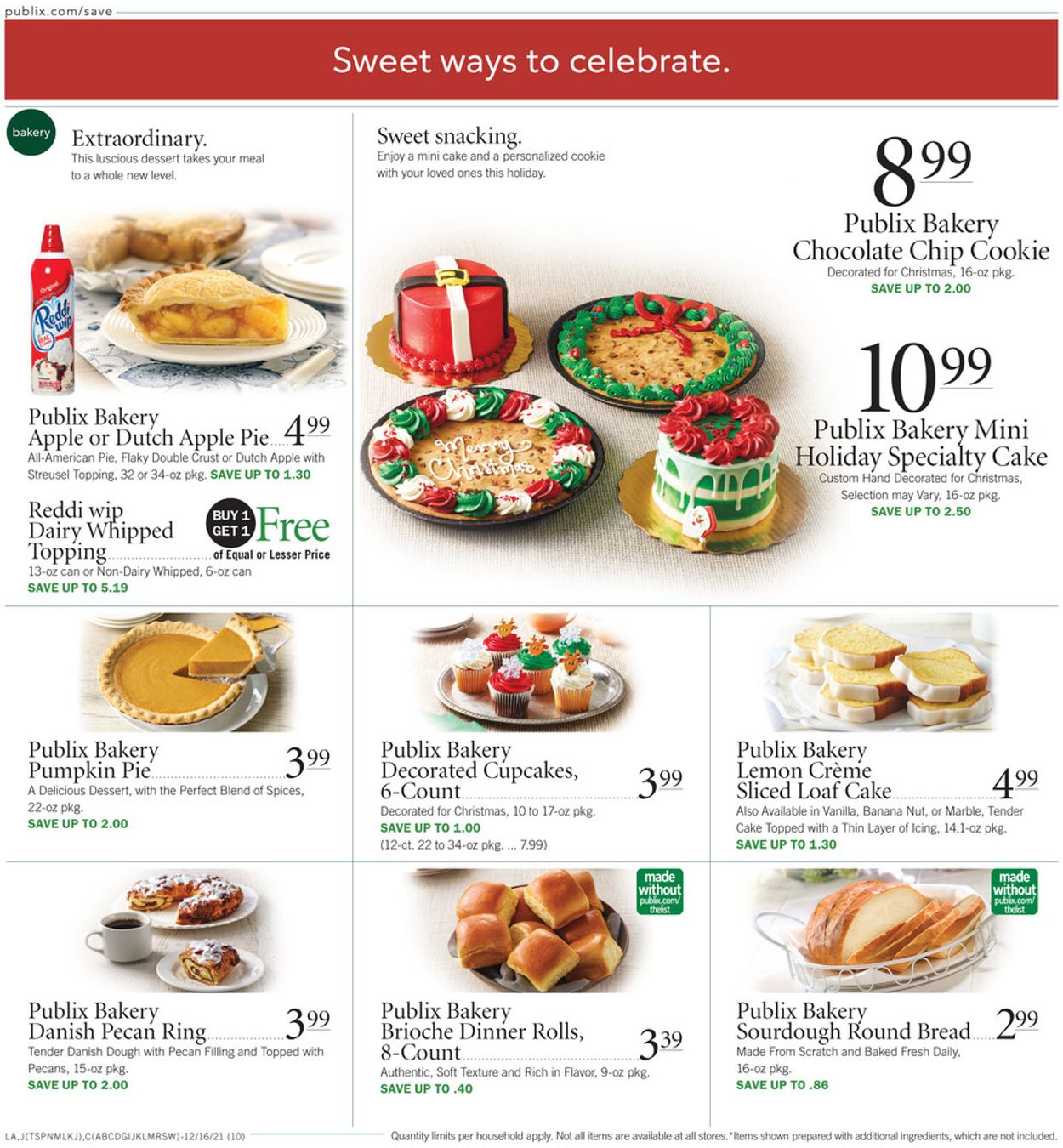 Publix HOLIDAYS 2021 Current weekly ad 12/16 12/24/2021 [10
